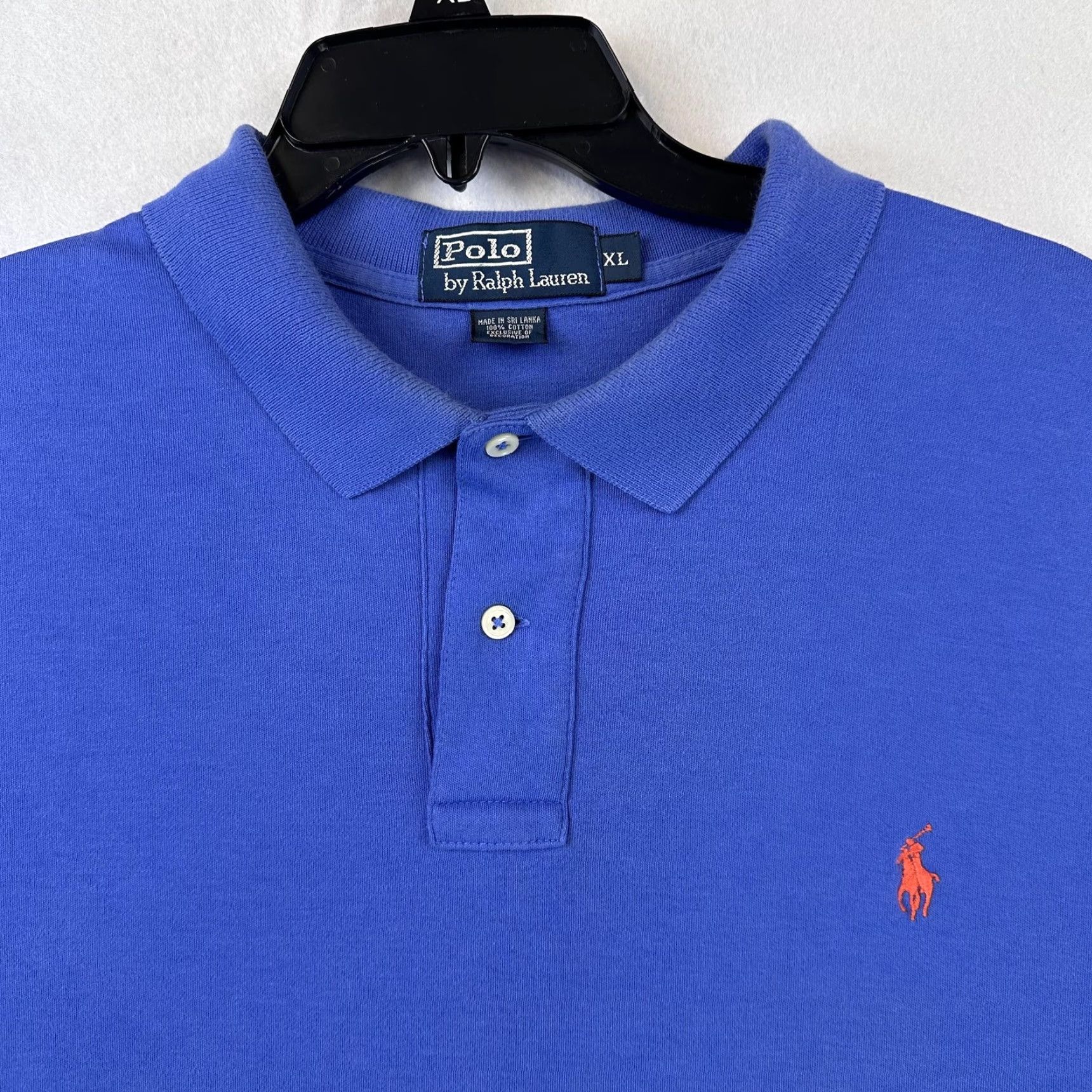 Polo Ralph Lauren Polo Ralph Lauren Polo Shirt Mens XL Classic Fit Short Sleeve Pony Embroidered Blue Polo Bear 100% Cotton Size US XL / EU 56 / 4 - 3 Thumbnail