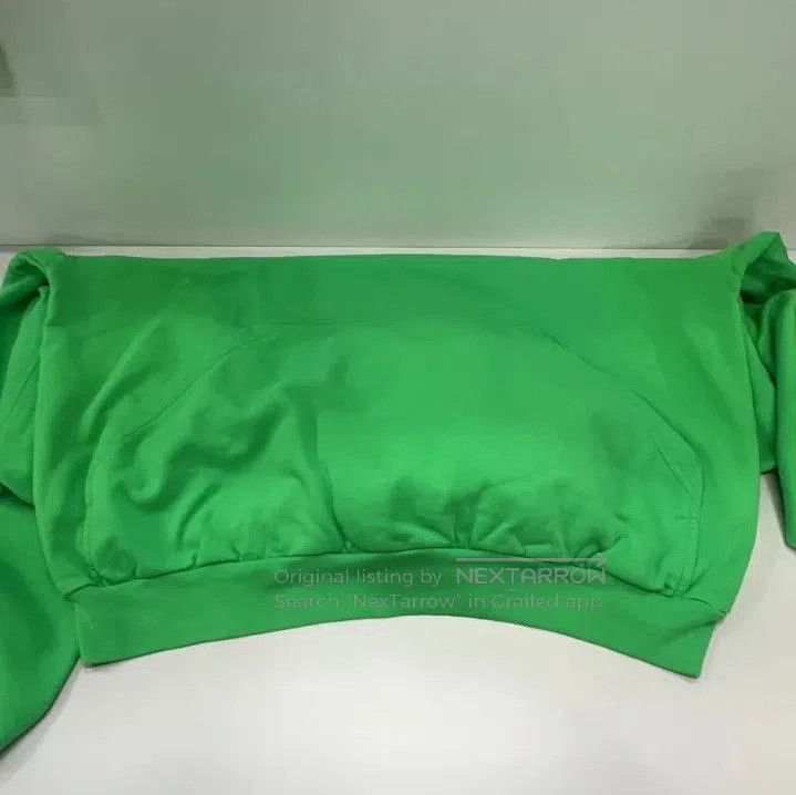 Balenciaga Balenciaga Logo Print Hooded Sweatshirt in Green. Size US M / EU 48-50 / 2 - 9 Thumbnail