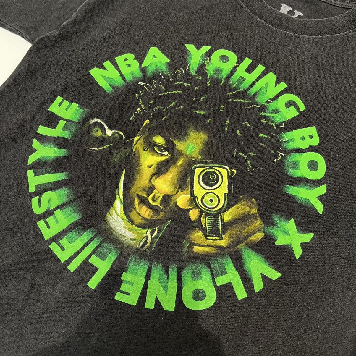 Vlone Vlone x YoungBoy NBA Tee Black Size US M / EU 48-50 / 2 - 3 Thumbnail