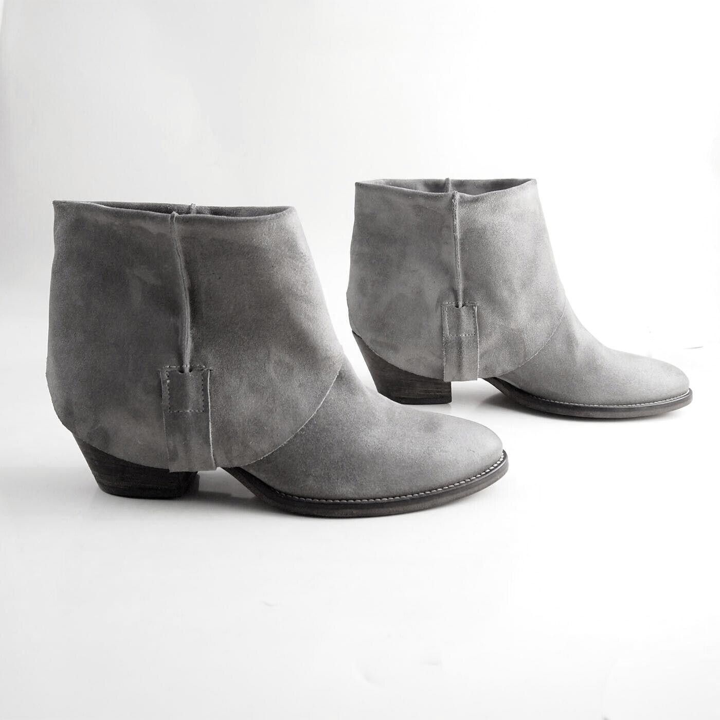 Other Elena Iachi Western Boots Gray Suede US 39 EU 9 $520 Size US 9 / IT 39 - 4 Thumbnail