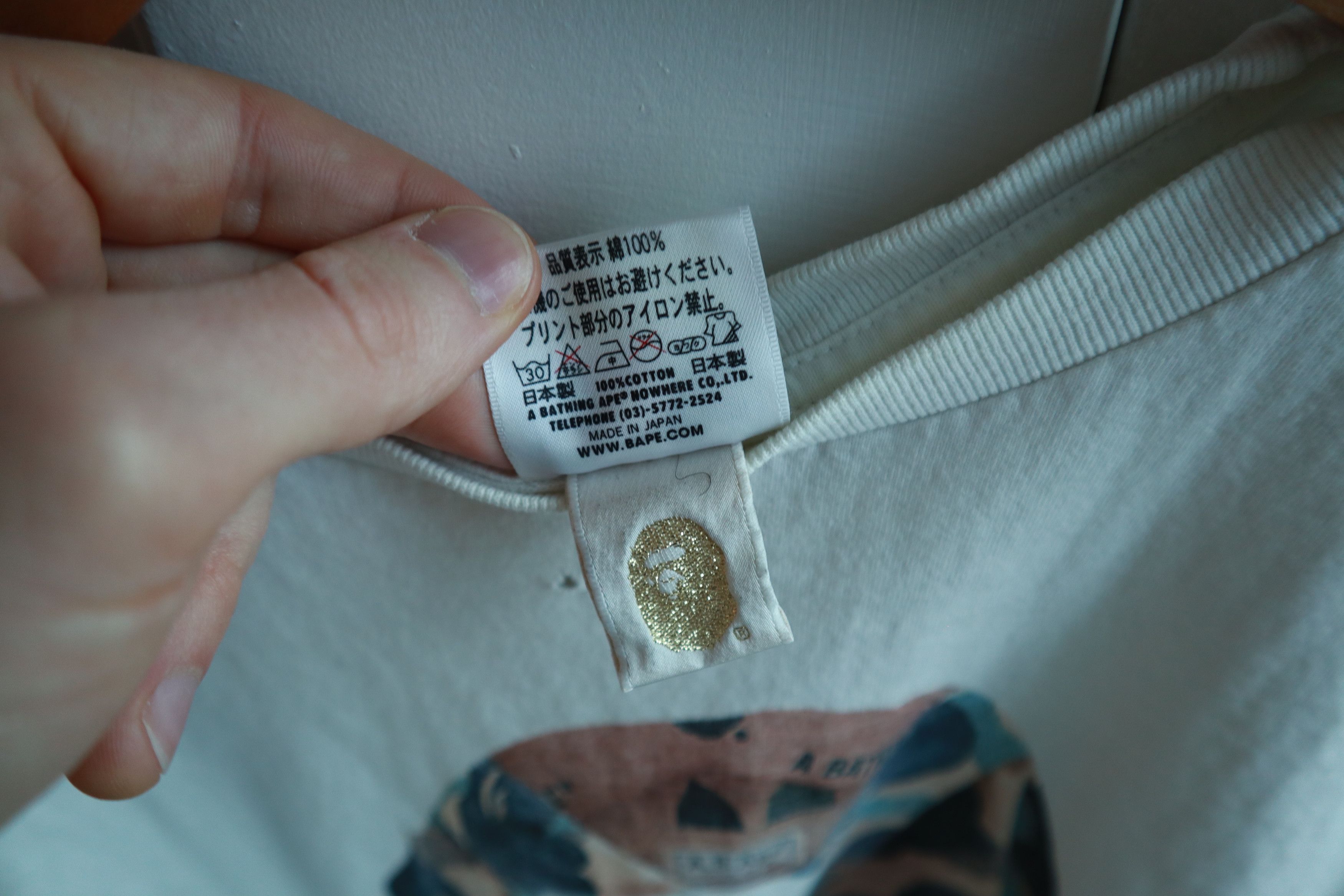 Bape Bape by Bathing Ape ApeHead Camo T Shirt Size US M / EU 48-50 / 2 - 7 Thumbnail