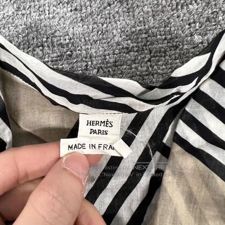 Hermes Hermes Pig Nose Shirt Size S / US 4 / IT 40 - 5 Thumbnail