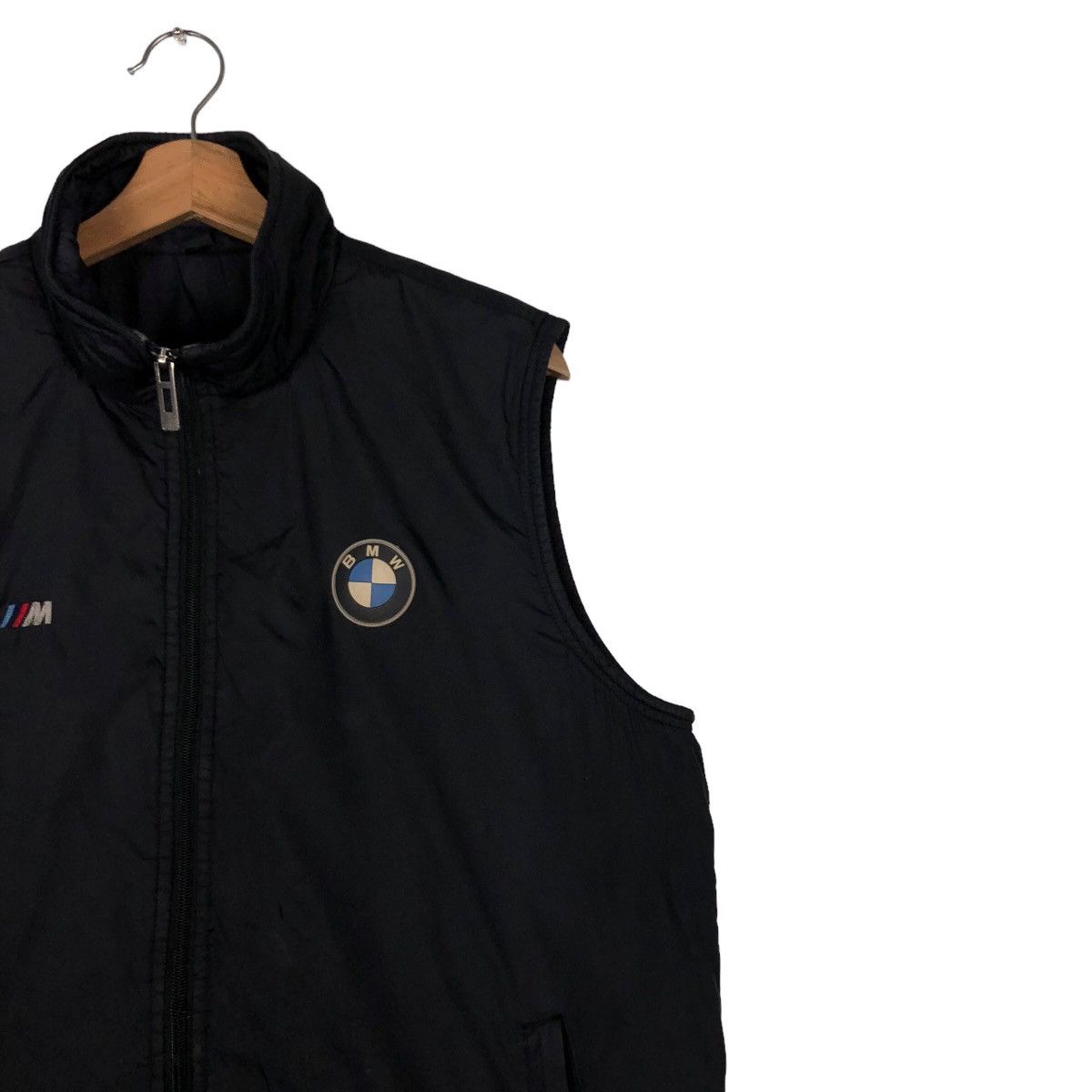 Japanese Brand 🔥Vintage Vest Puffer Down BMW Motorrad Big Logo Spell Out Size US L / EU 52-54 / 3 - 6 Thumbnail