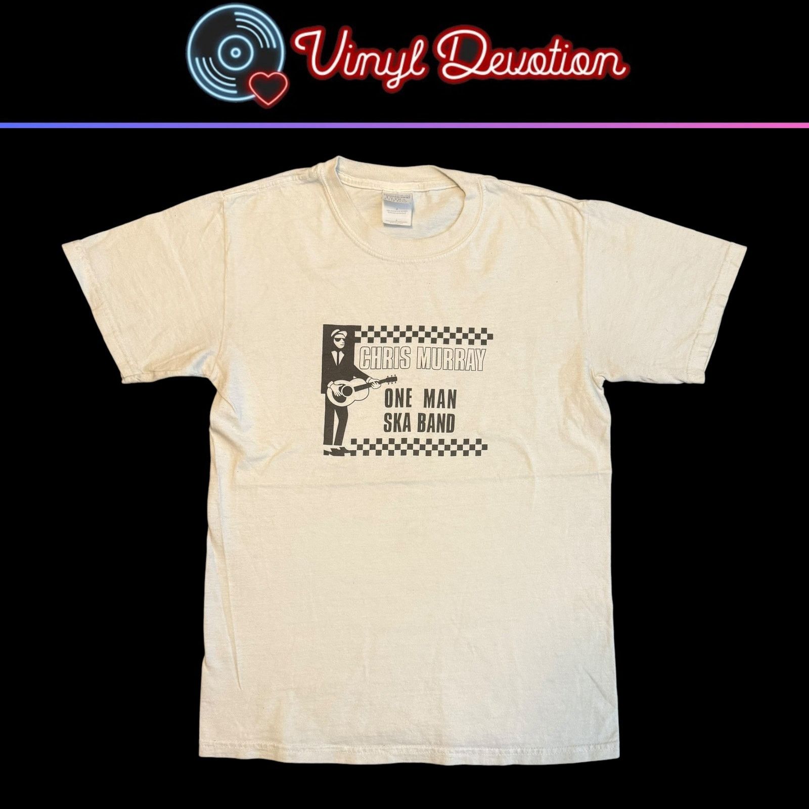 Band Tees Chris Murray One Man Ska Band White T-Shirt Size S Size US S / EU 44-46 / 1 - 1 Thumbnail