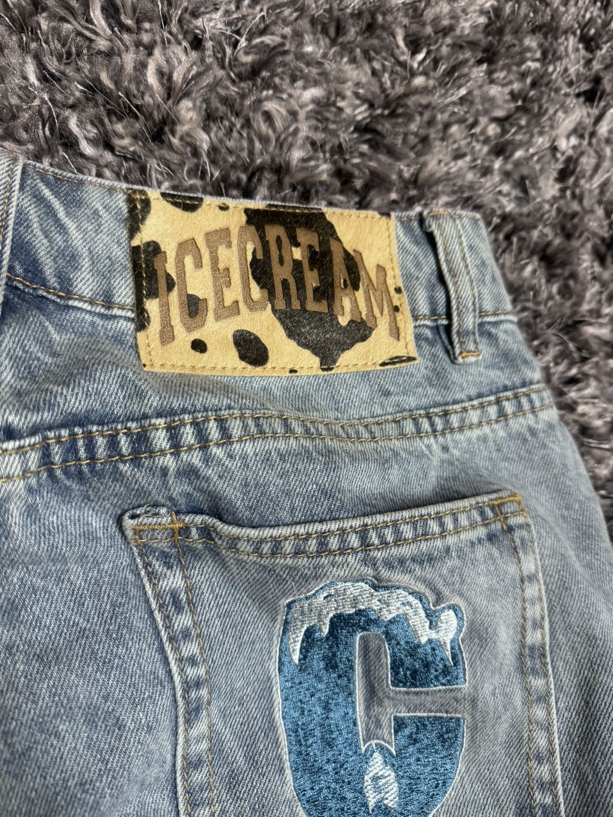 Billionaire Boys Club Icecream Blue Running Dog Jeans Size US 28 / EU 44 - 9 Thumbnail
