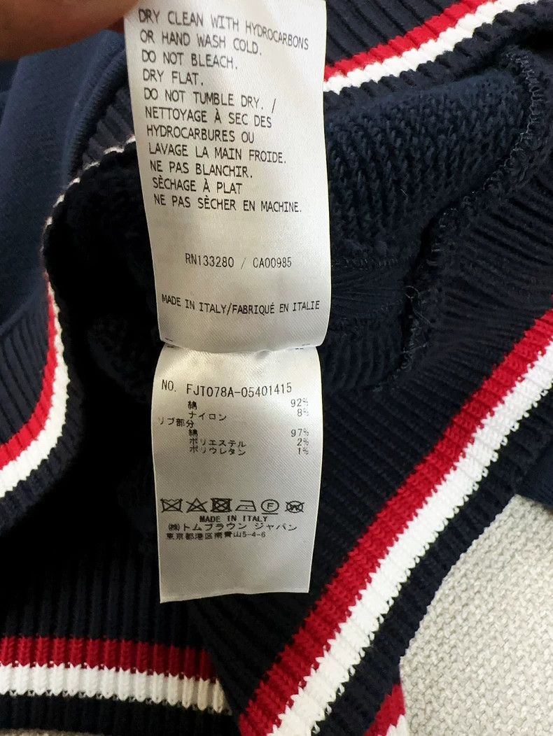 Thom Browne Thom browne Size 38 Classic knitted sweatshirt 2504-Nextar Size US XXS / EU 40 - 5 Thumbnail