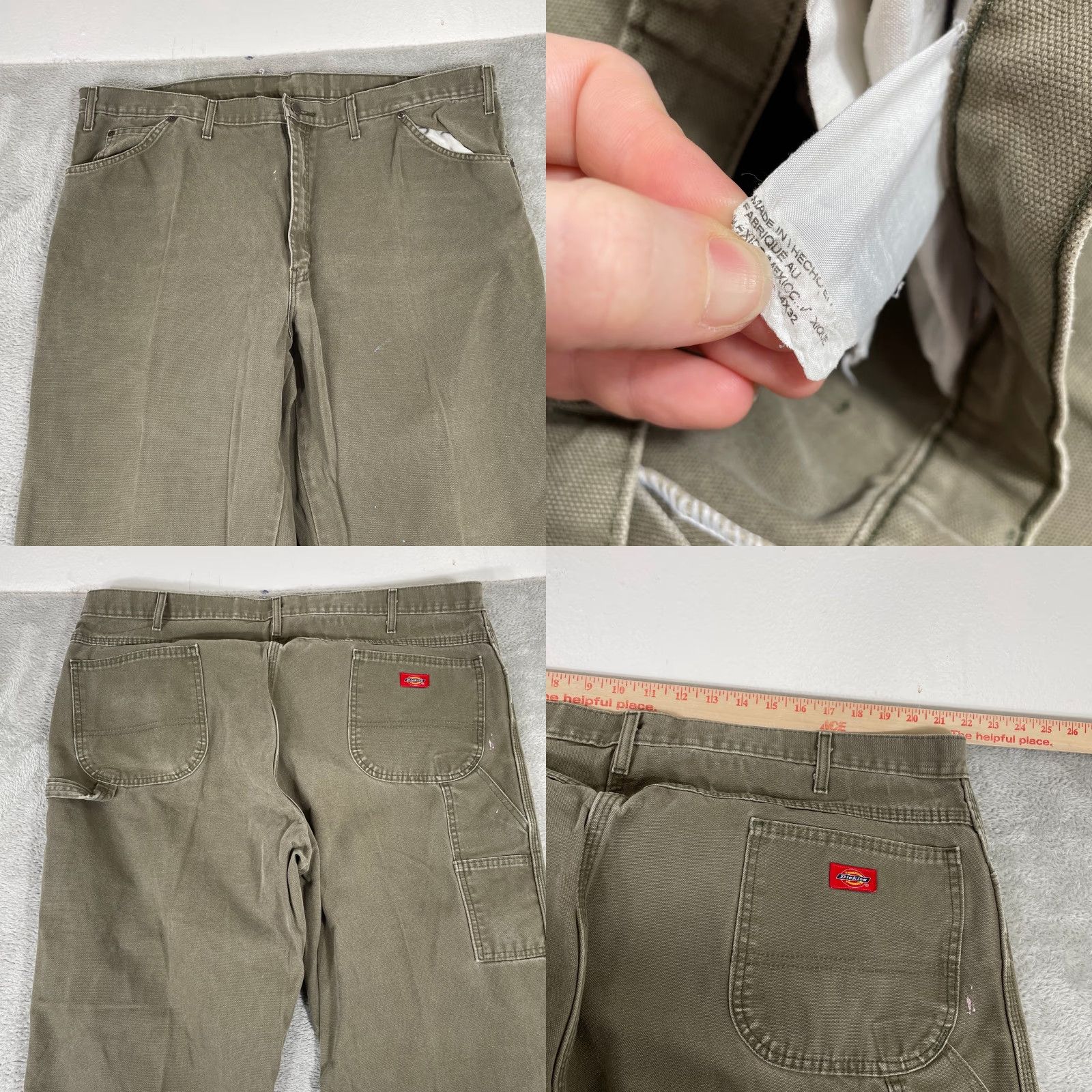 Dickies VINTAGE Dickies Carpenter Pants Mens 44x32 Brown Duck Canvas Workwear Skater Pants Mens Size US 44 / EU 60 - 8 Thumbnail