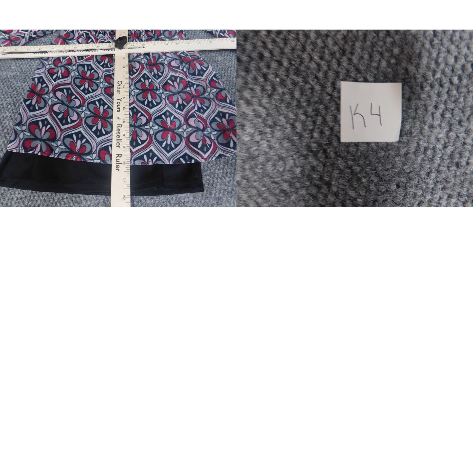 Vintage Iz Byer Blouse Women L Red Crew Neck Cap Sleeve Pullover Casual Geometric Pattern Size L / US 10 / IT 46 - 9 Thumbnail