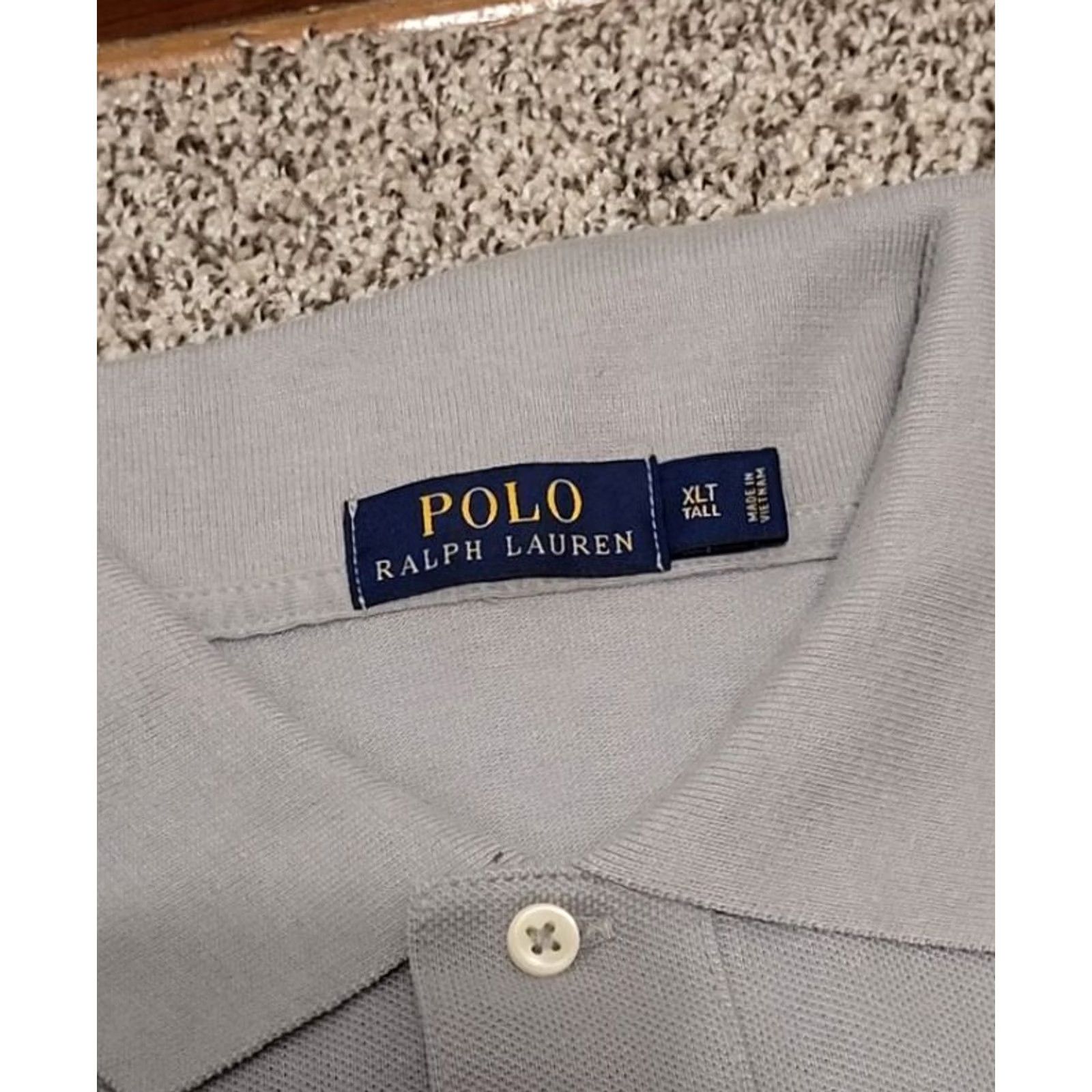 Polo Ralph Lauren Polo Ralph Lauren Polo Heather Gray XL Tall Classic Fit Performance Polo Mens Size US XL / EU 56 / 4 - 3 Thumbnail