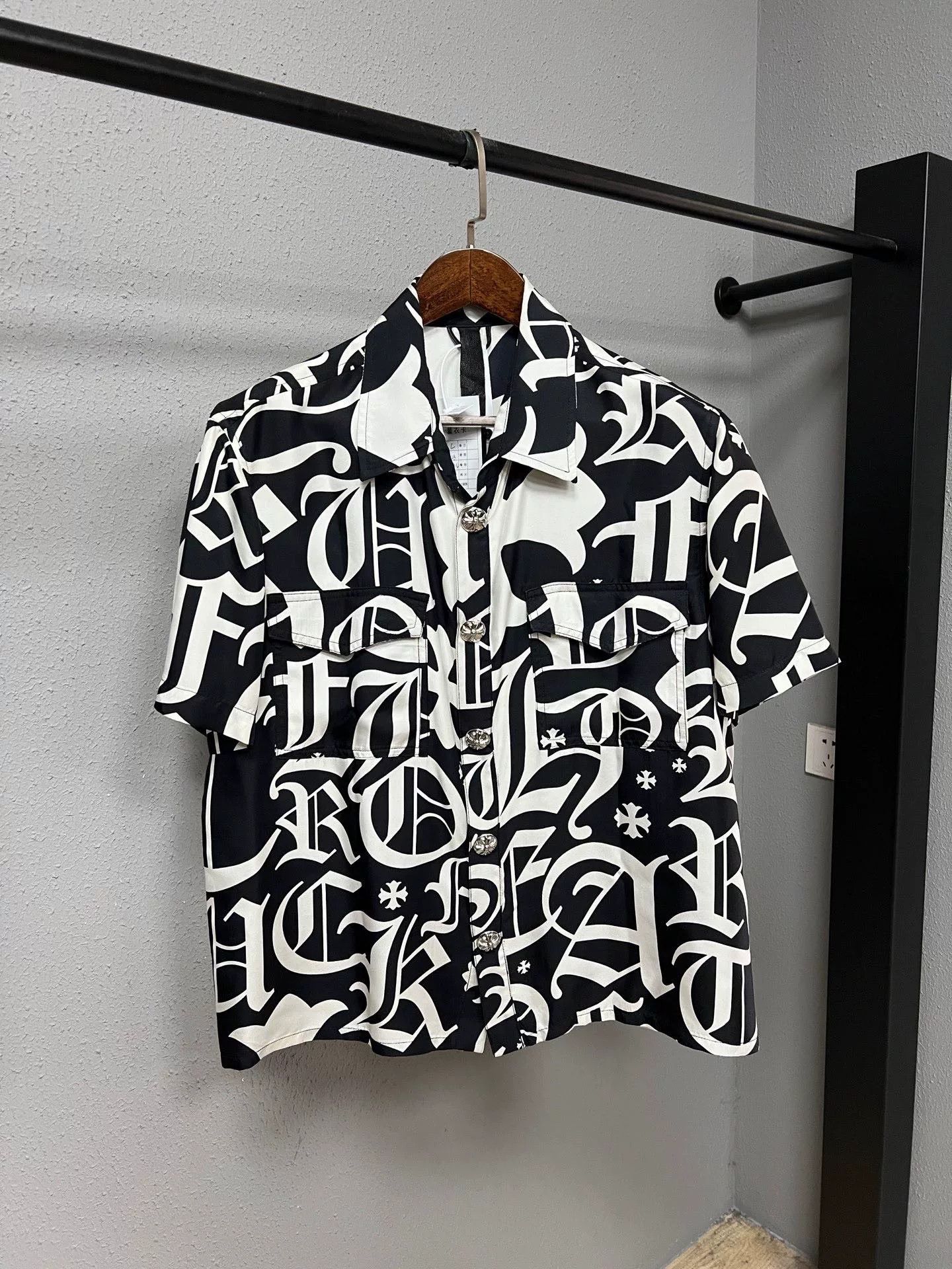 Chrome Hearts chrome hearts x mattyboy printed silk shirt Size US L / EU 52-54 / 3 - 1 Thumbnail