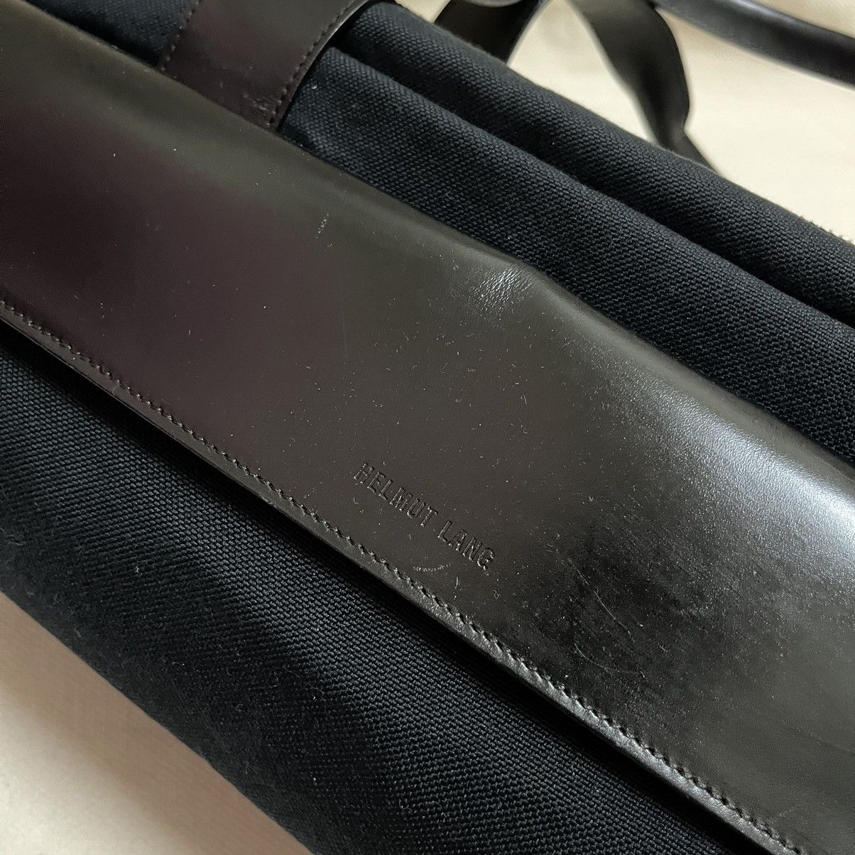 Helmut Lang × Japanese Brand × Vintage Authentic Helmut Lang Leather Shoulder Bag Size ONE SIZE - 5 Thumbnail