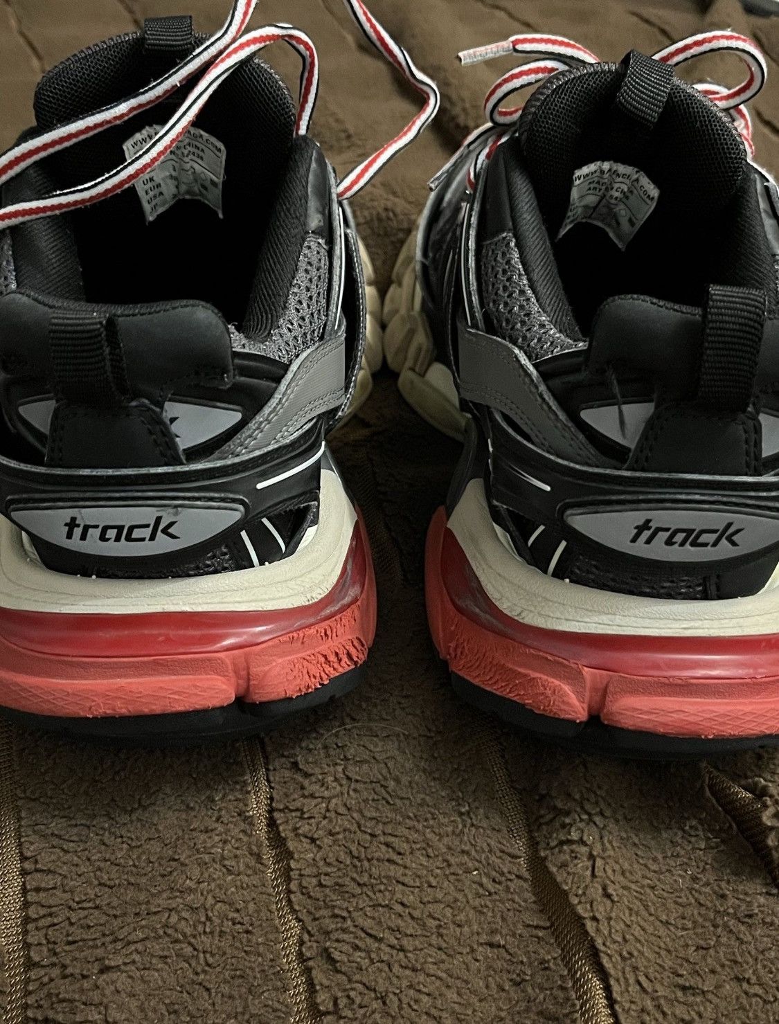 Balenciaga Balenciaga Trucks “Black/Red/White” Size US 5 / IT 35 - 4 Thumbnail