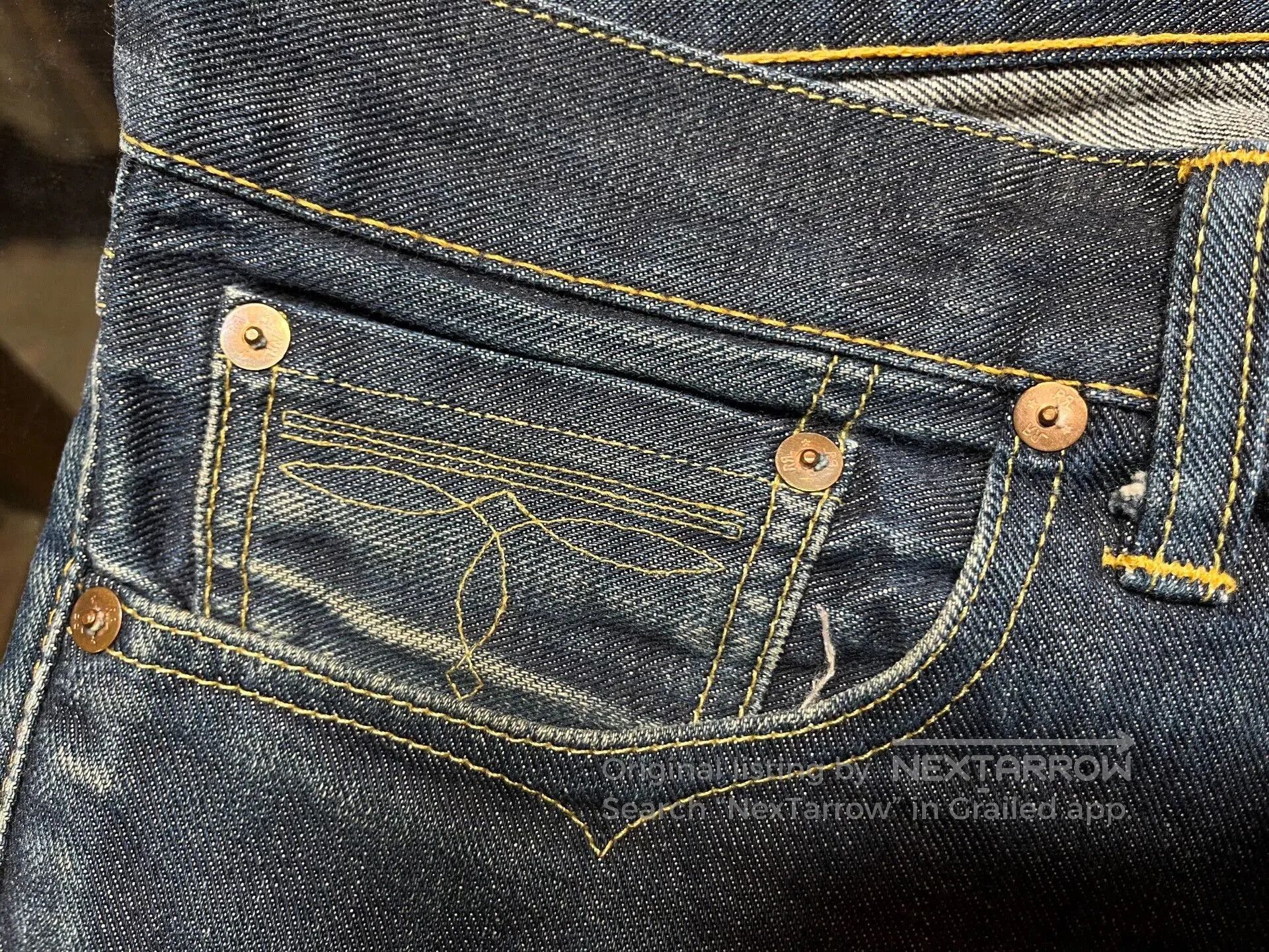 RRL Ralph Lauren vintage rrl five pocket denim jeans. Size US 32 / EU 48 - 4 Thumbnail