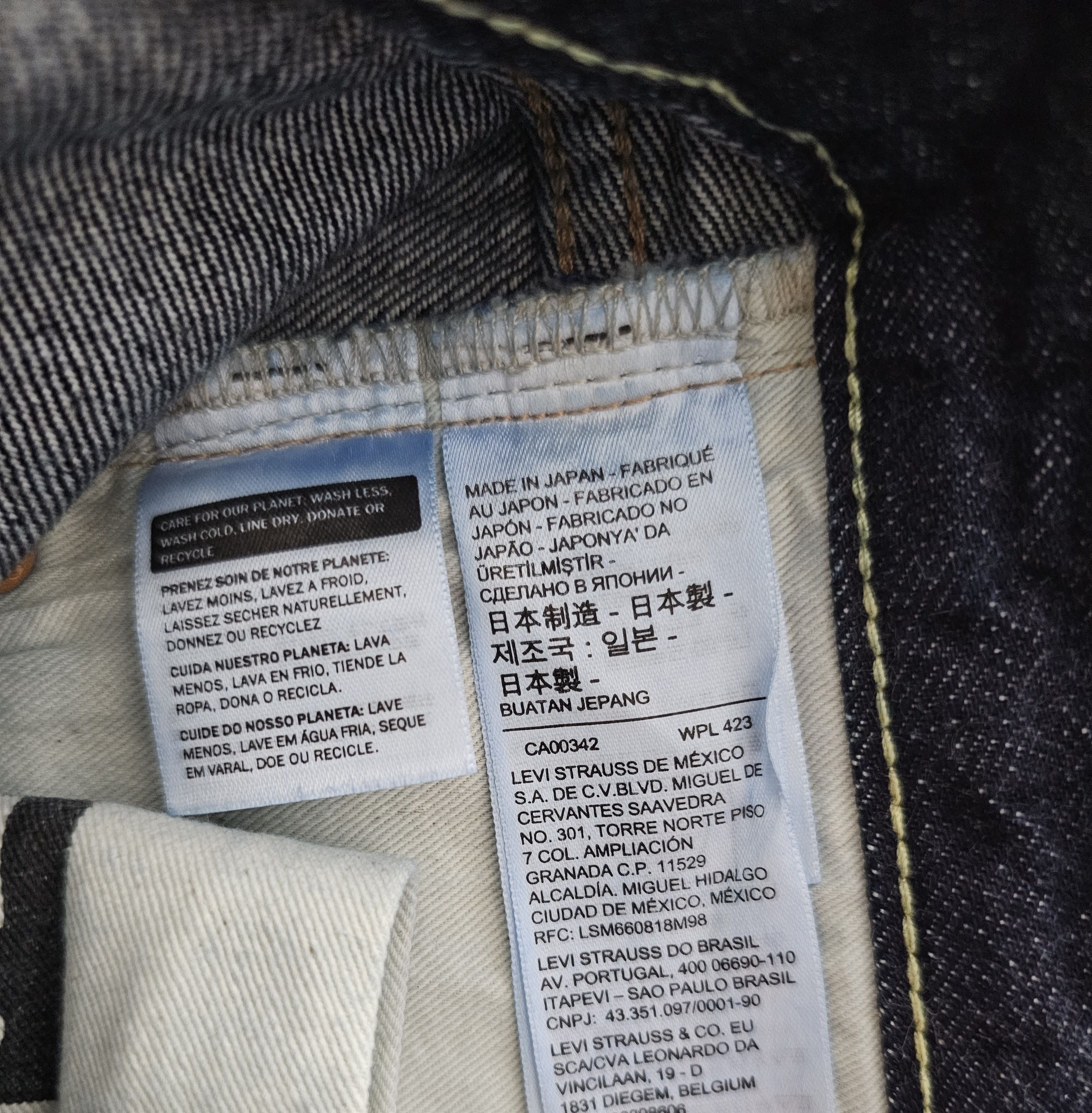 Levi's Vintage Clothing Levi's Vintage Clothing 1960 501 Made Japan Big E Selvedge Size US 34 / EU 50 - 10 Thumbnail