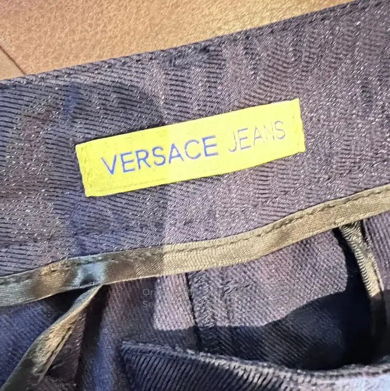 Versace Versace Summer Deep Blue Cotton Striped Pants . Size 28" / US 6 / IT 42 - 7 Thumbnail
