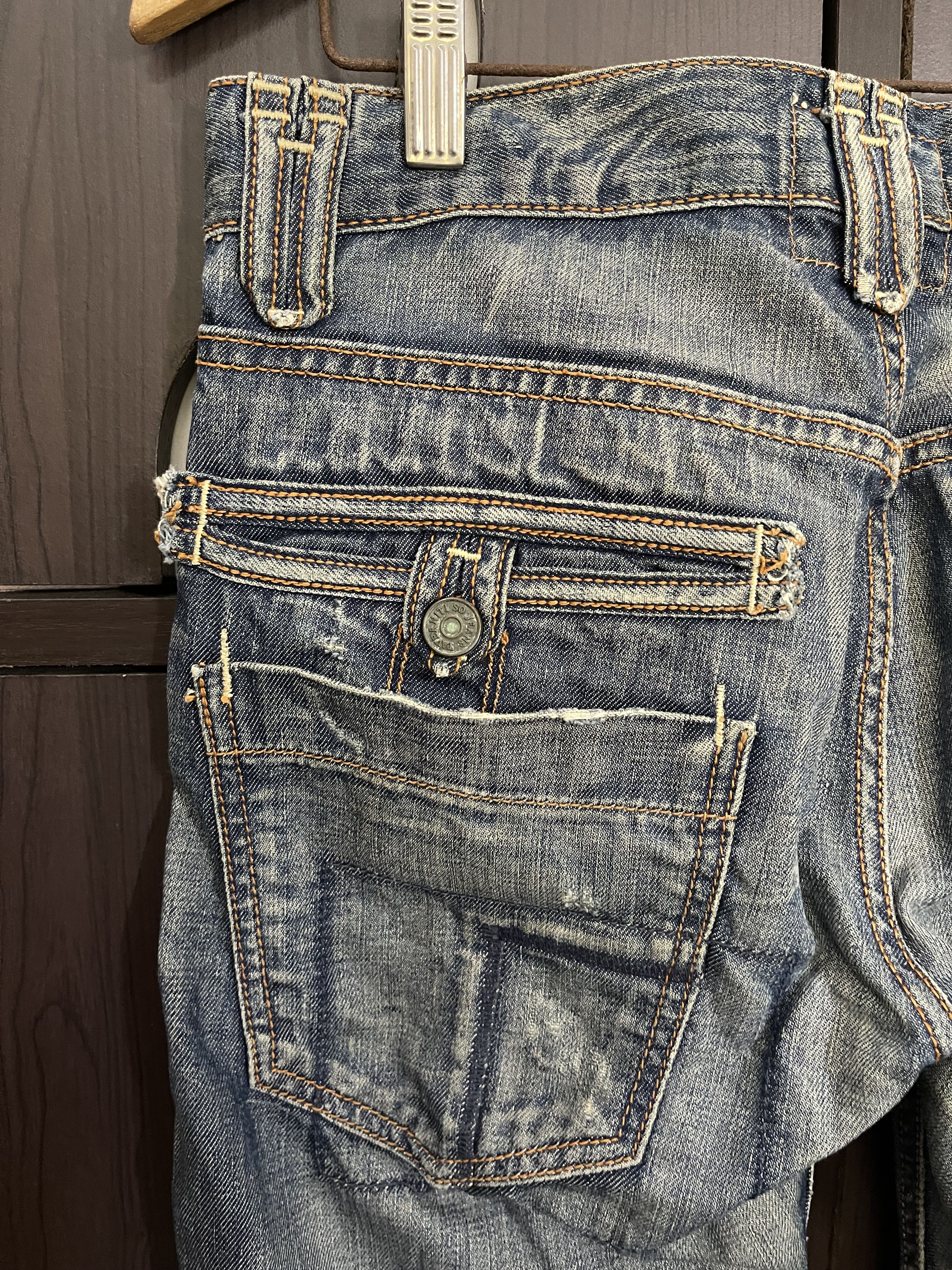 Beauty Beast × If Six Was Nine × Le Grande Bleu (L.G.B.) Tavernity So Jeans Distressed Flared Denim Size US 30 / EU 46 - 18 Thumbnail