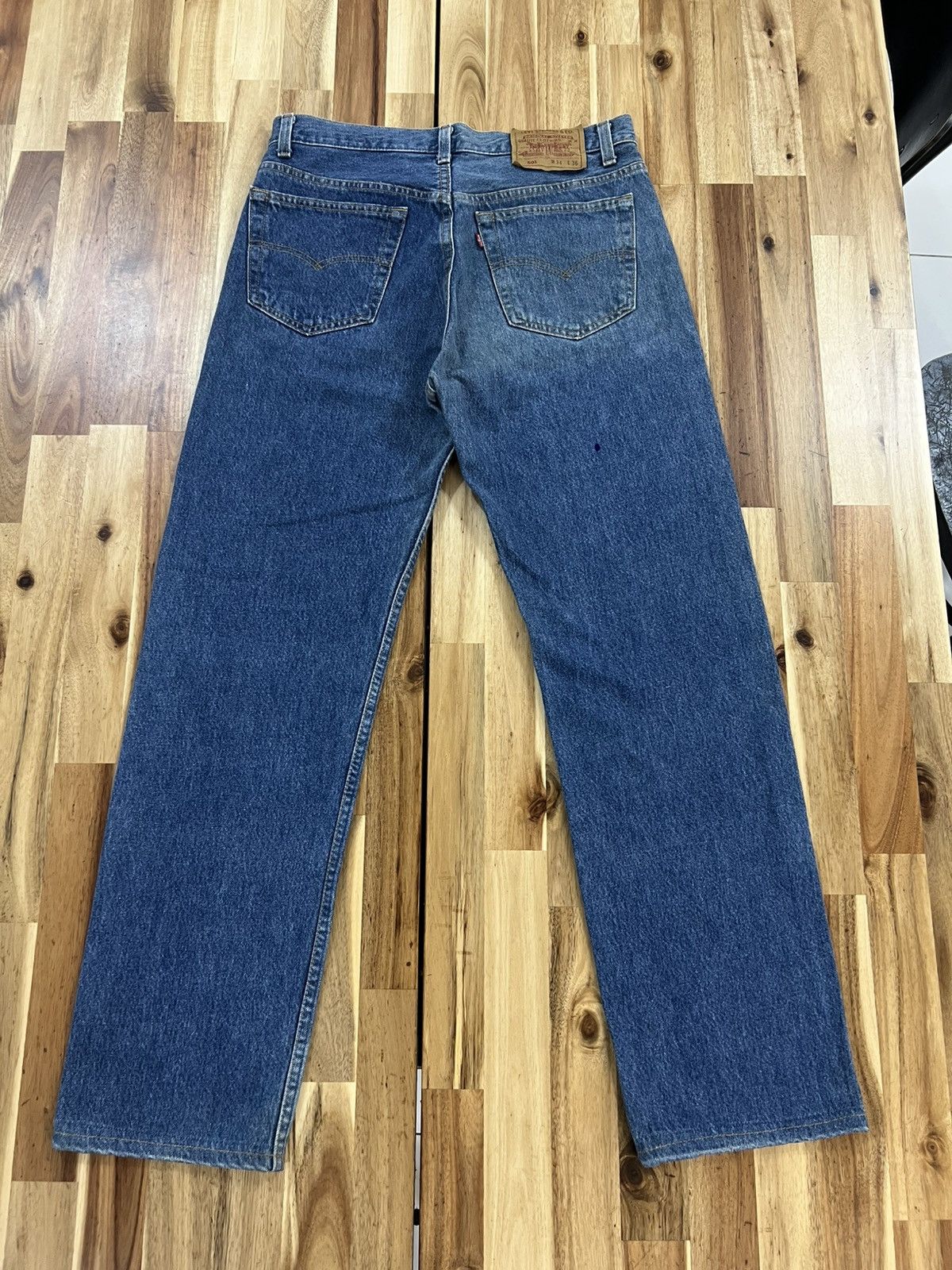 Levi's Vintage 90’s Levis 501 Small e Non Selvedge Denim Jeans Size US 32 / EU 48 - 10 Thumbnail