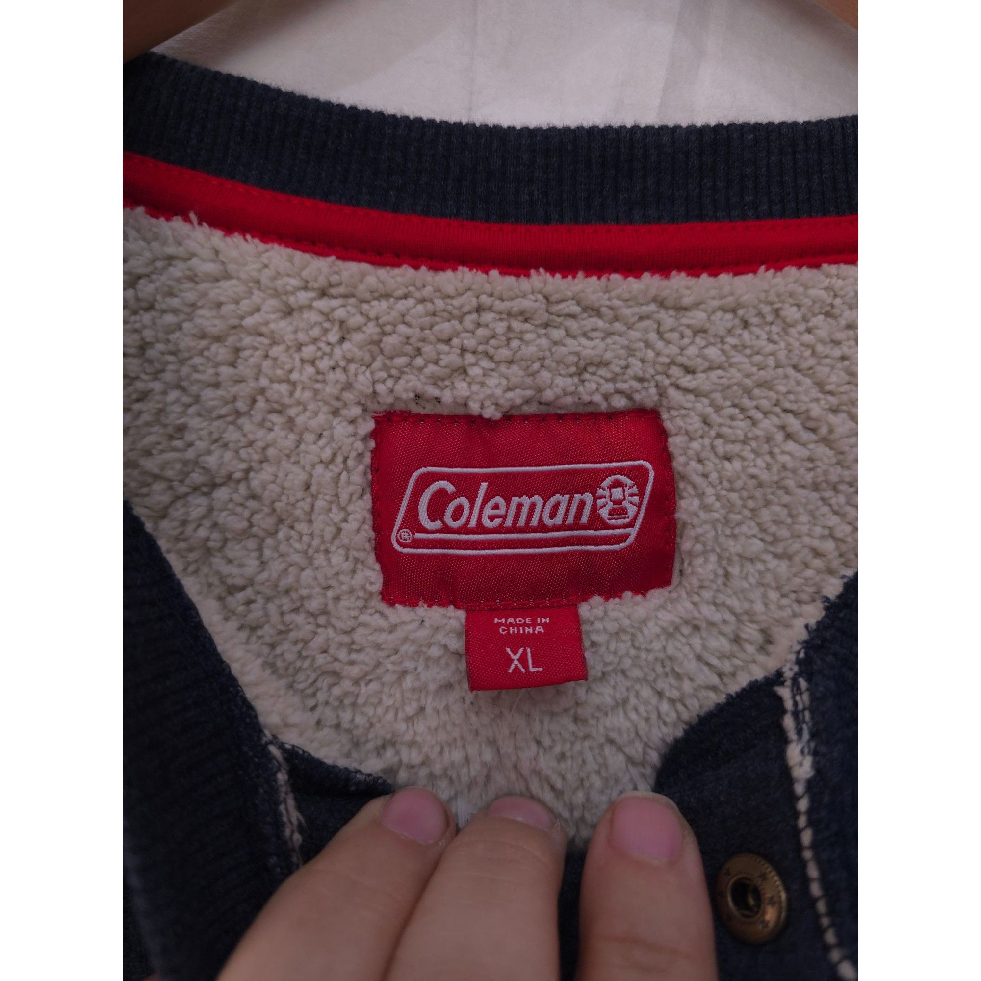 Coleman Coleman Men's Henley Fleece-Lined Pullover Dark Blue Size XL Size US XL / EU 56 / 4 - 2 Thumbnail