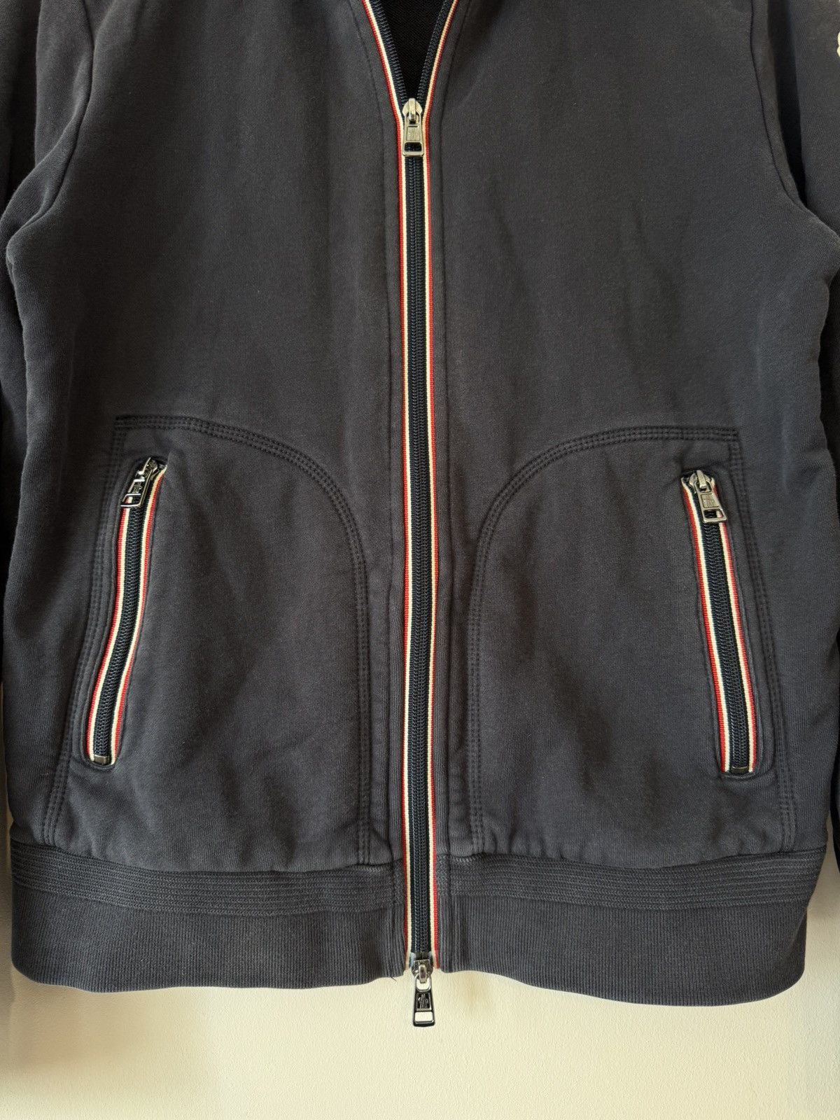 Moncler Moncler Maglia Cardigan Patch Logo Full Zip Sweatshirt Rare Size US M / EU 48-50 / 2 - 8 Thumbnail