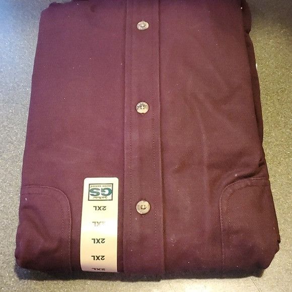 Vintage Gander Mountain Guide Series EggPlant Dark Purple LSleeve Fl Size US XXL / EU 58 / 5 - 6 Thumbnail