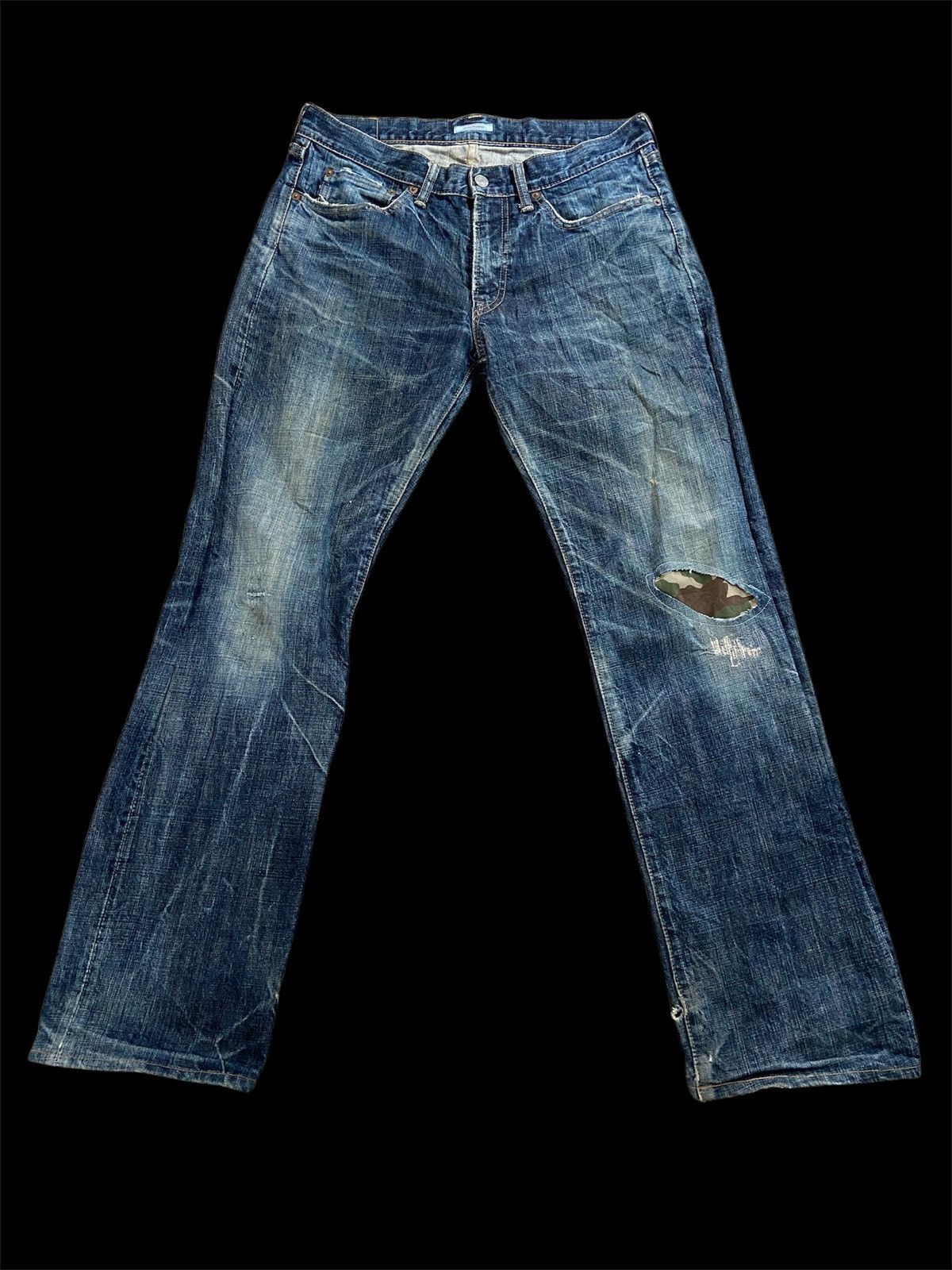 Eternal × If Six Was Nine × Vintage Flare Eternal Patchwork Denim Size US 33 - 1 Thumbnail