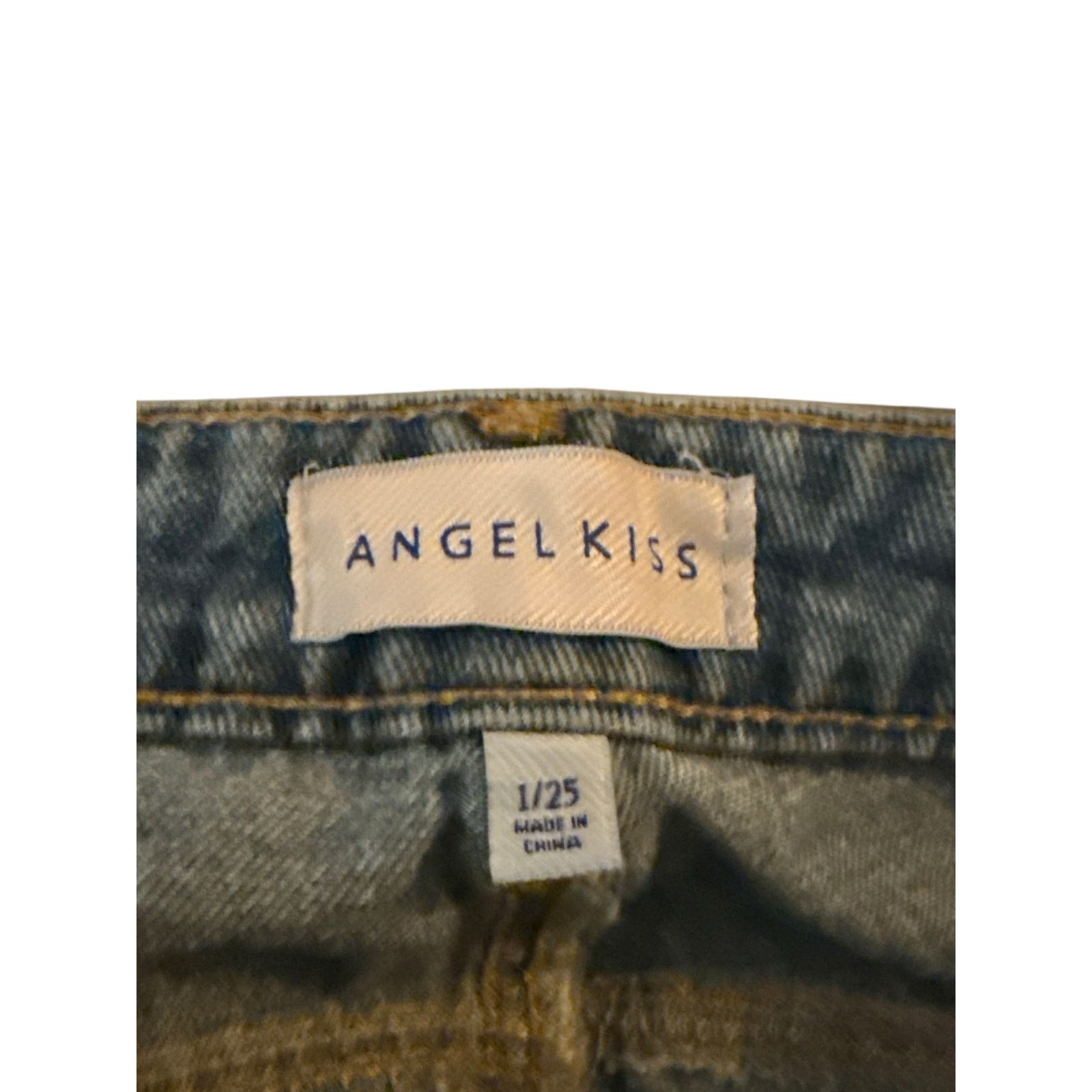 Other Angel Kiss Women’s High Waist Wide Leg Jean Size 1/25 Size 25" / US 0 / IT 36 - 5 Thumbnail