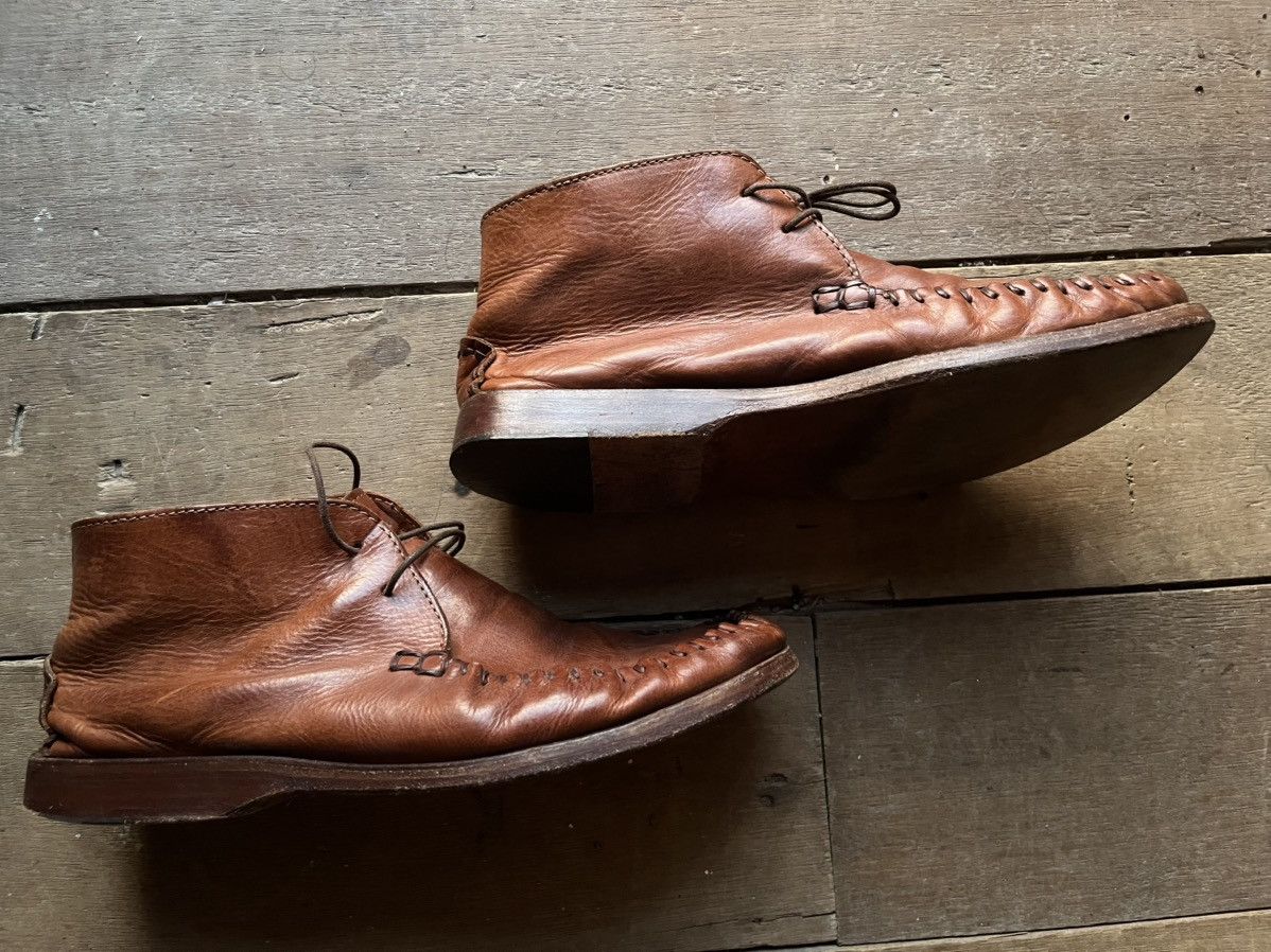 Buttero Vintage Buttero Handmade Italian Leather Ankle Leather Laced Size US 8.5 / EU 41-42 - 2 Thumbnail