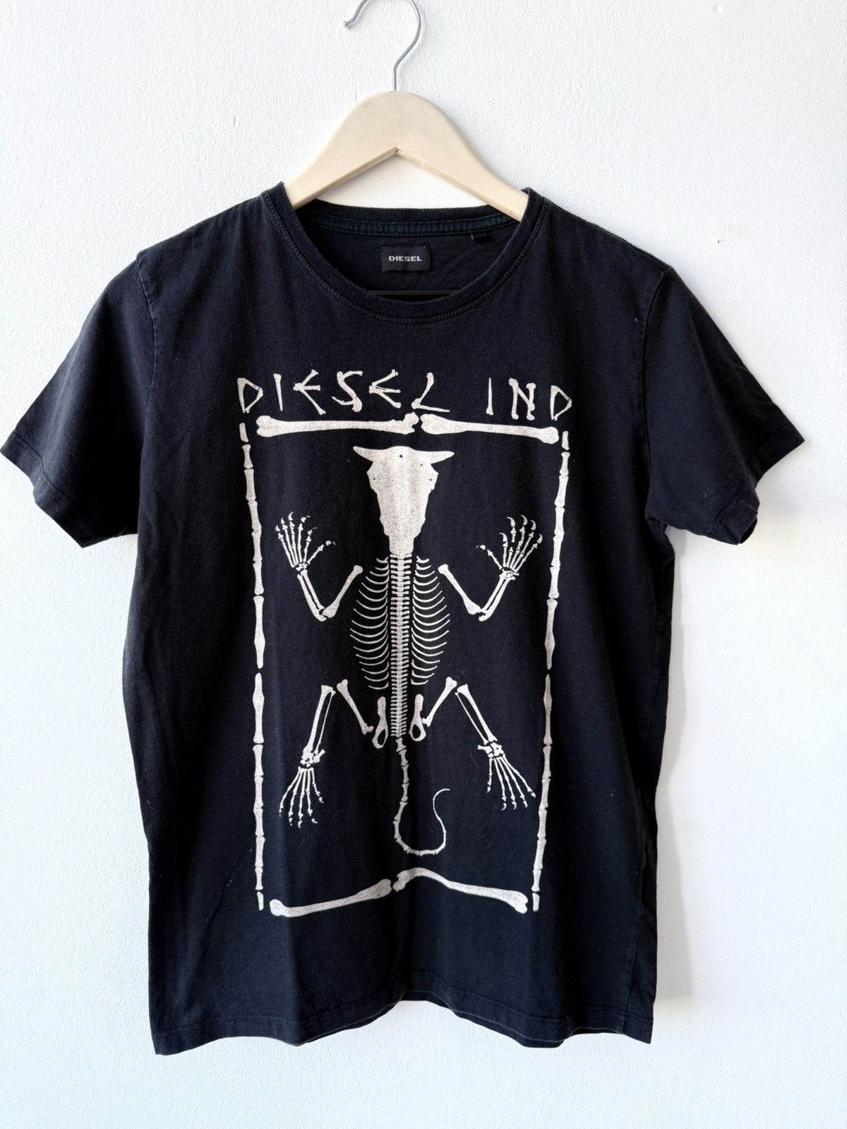 Diesel Diesel Industry Archive Y2K Skeleton Print T-Shirt Size US M / EU 48-50 / 2 - 3 Thumbnail