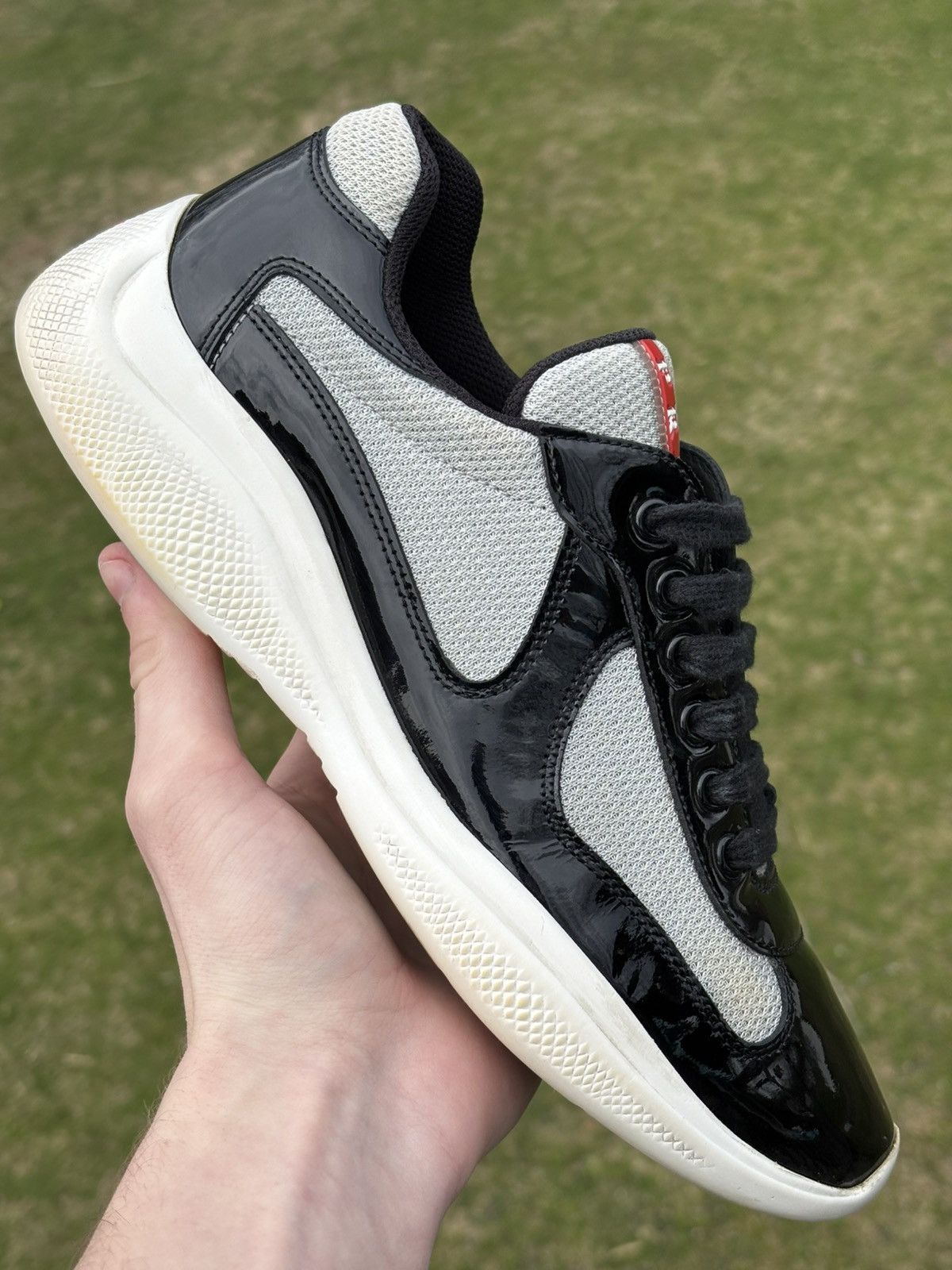 Prada Americas Cup Black Patent Size 7 Size US 7 / EU 40 - 1 Thumbnail