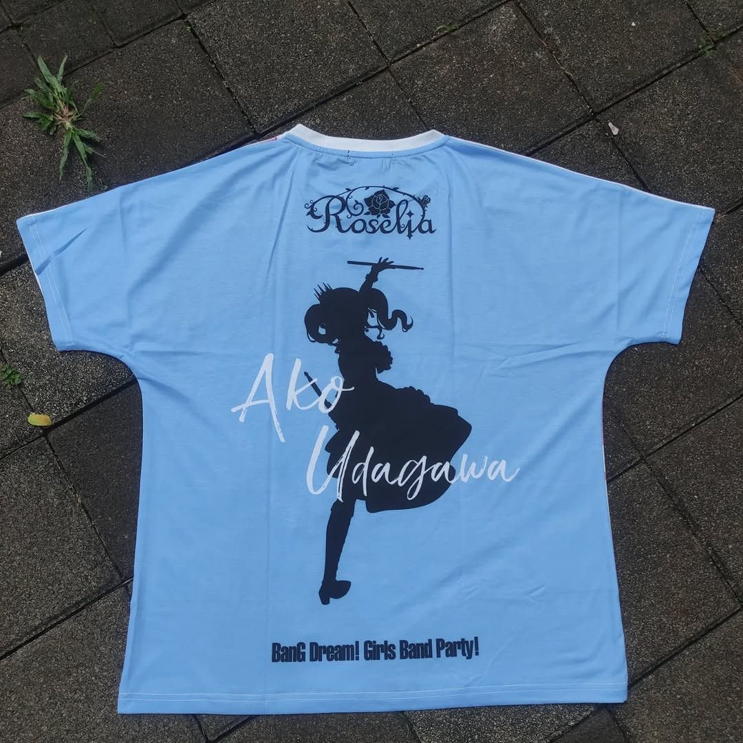 Anime Bang Dream Roselia Ako Udagawa Anime Tee Size US L / EU 52-54 / 3 - 4 Thumbnail