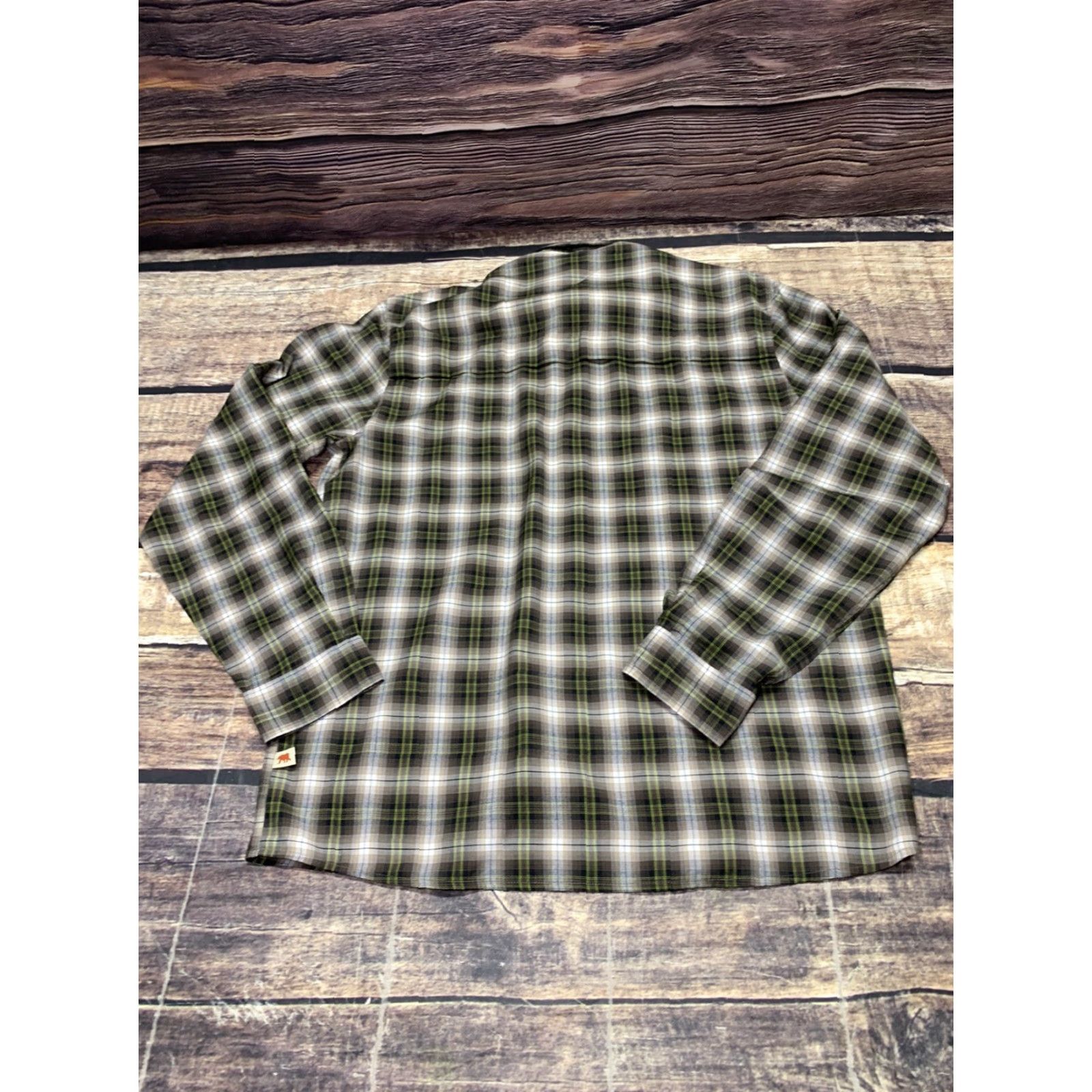 Vintage Dakota Grizzly Shirt Large Brown Plaid Button Down Long Sleeve Mens Size US L / EU 52-54 / 3 - 6 Thumbnail