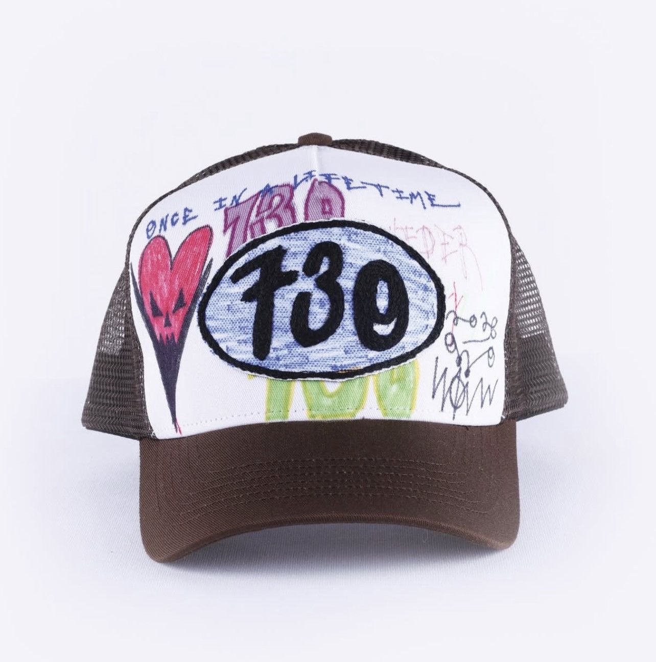 Asspizza HANDDRAWN 730 PATCH TRUCKER HAT Size ONE SIZE - 1 Preview