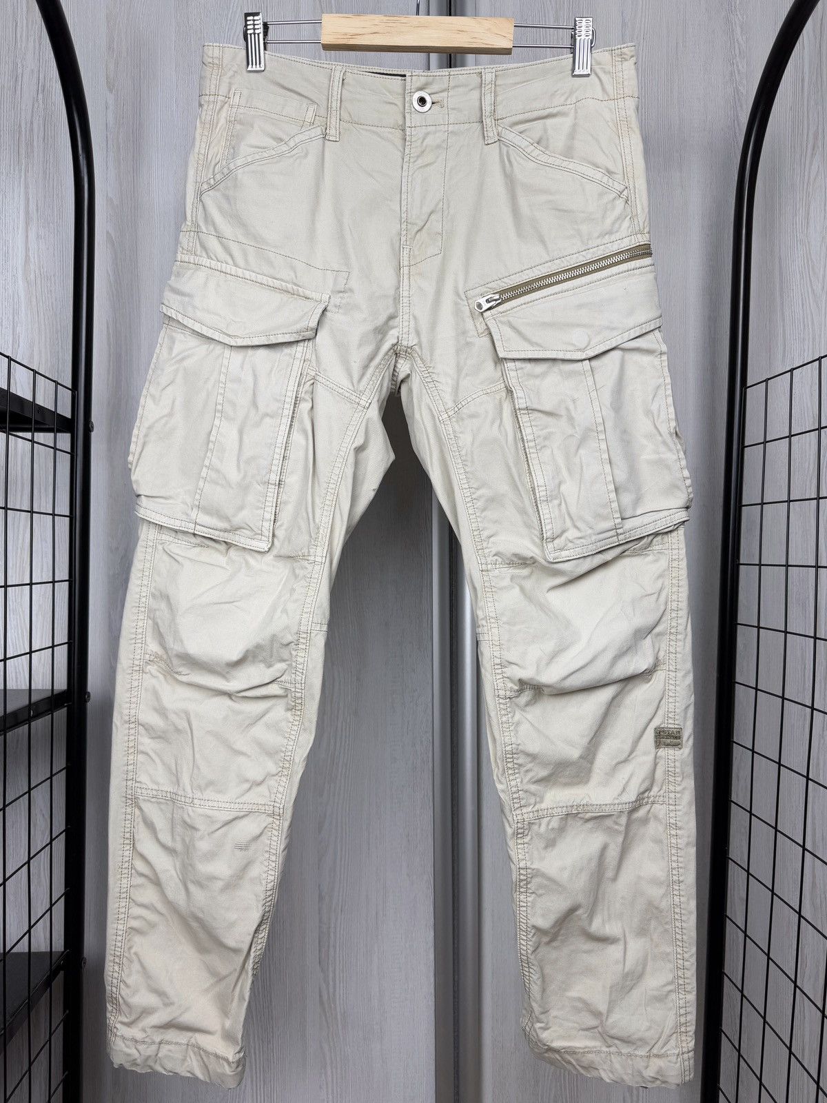 G-Star G-Star Raw Rovic Zip 3D Regular Tapered Cargo utility pants Size US 29 - 2 Thumbnail