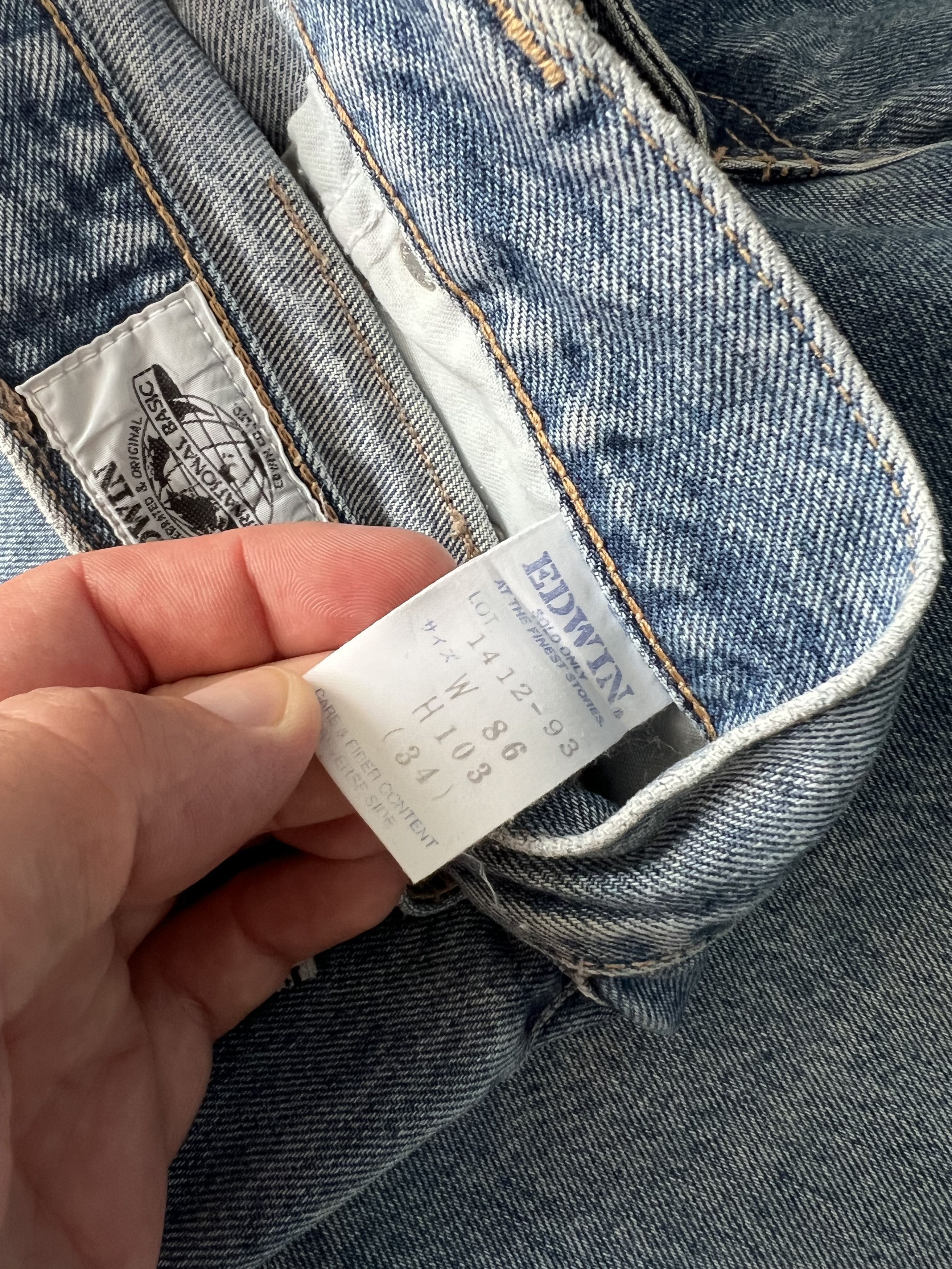 Edwin Edwin vintage VTG denim retro pants Japan stile Size US 34 / EU 50 - 9 Thumbnail