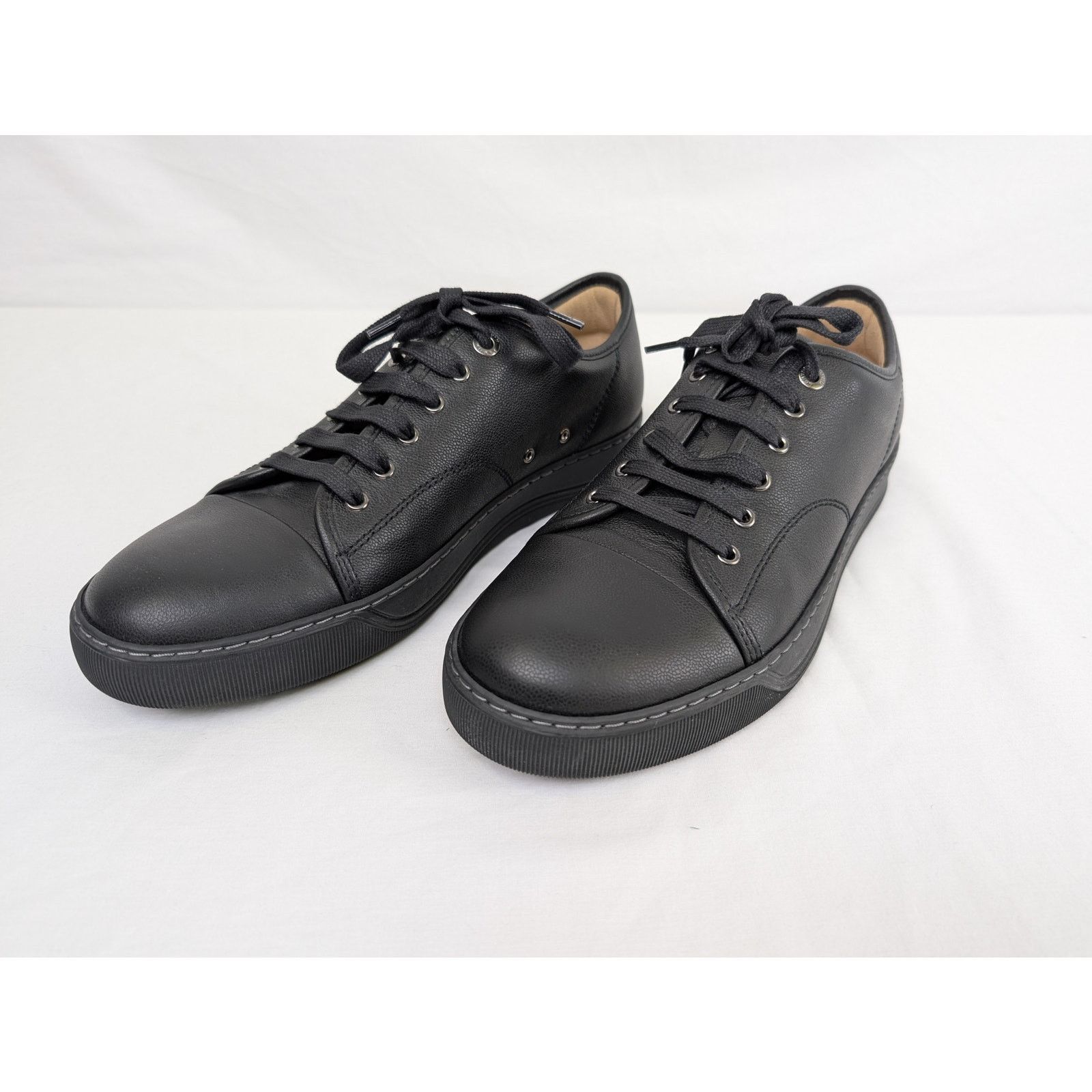 Lanvin o1rshd1 Men's Shoes Boots in Black Size US 12 / EU 45 - 7 Thumbnail