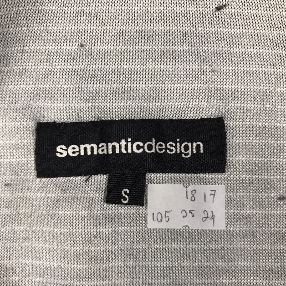 If Six Was Nine × Japanese Brand × Vintage SEMANTIC DESIGN STRIPED PUNK COAT JACKET Size US S / EU 44-46 / 1 - 8 Thumbnail