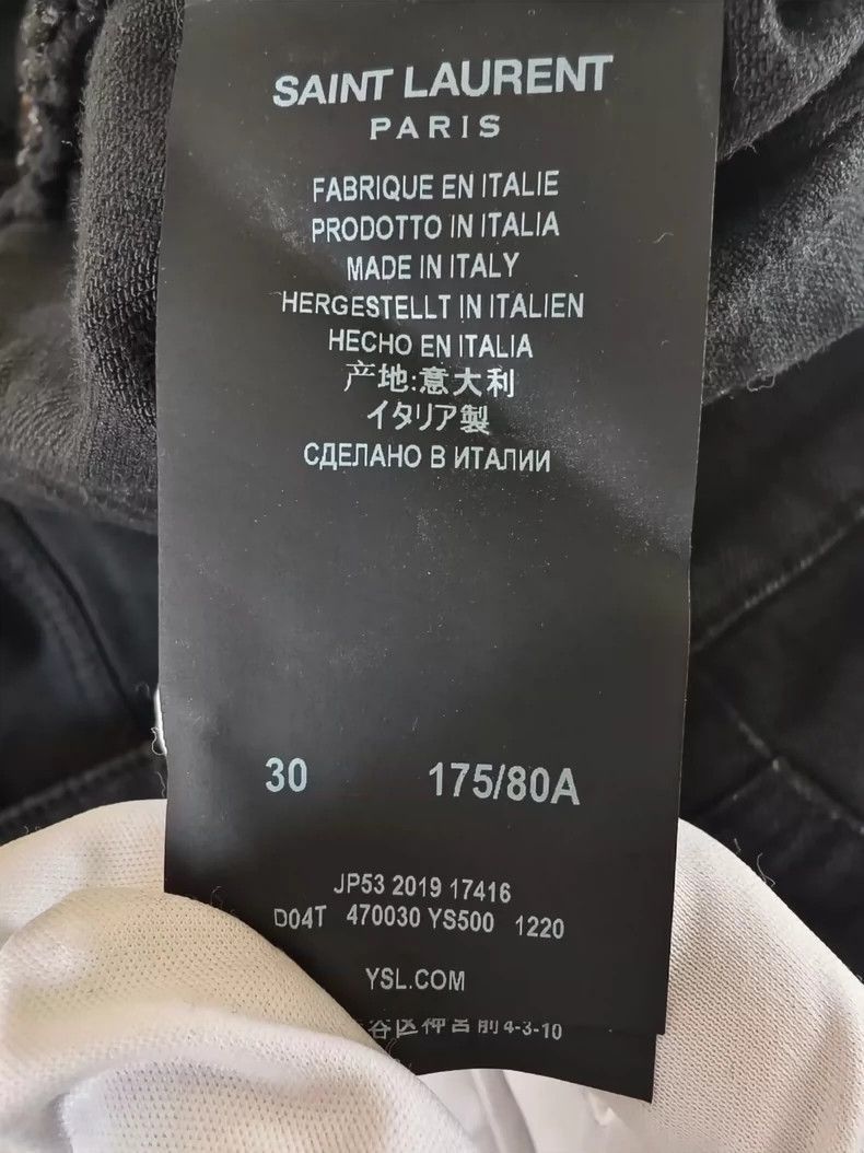 Saint Laurent Paris Saint Laurent Distressed Jeans-2505 Size US 30 / EU 46 - 4 Thumbnail