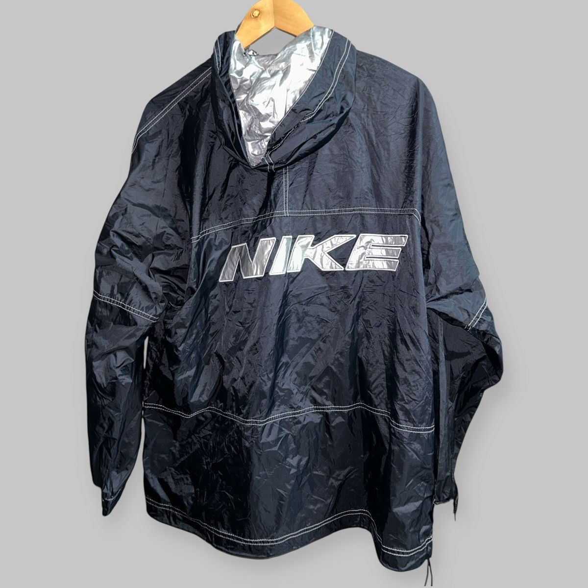 Nike Center Swoosh Halfzipper Windbreaker Jacket Size US M / EU 48-50 / 2 - 3 Thumbnail