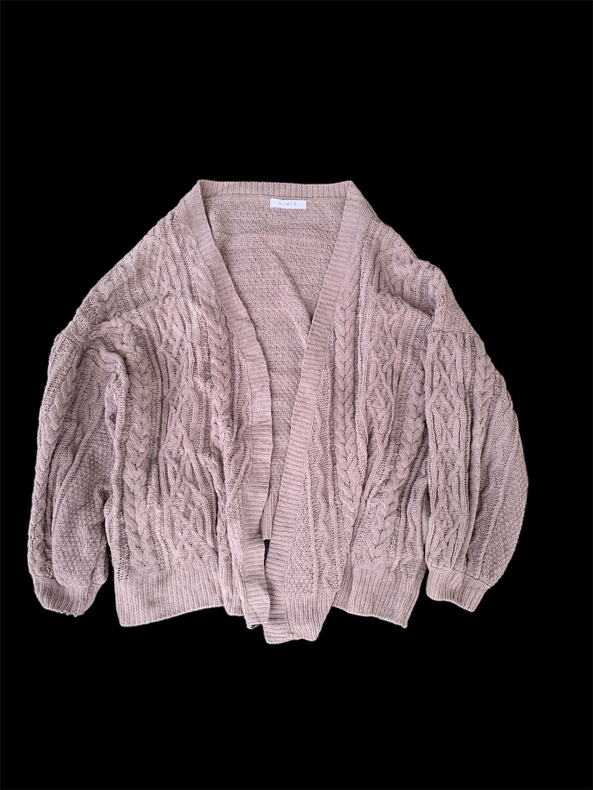 Vintage JapaneseBrand Romeo Knitwear Oversize Cardigan Jacket Size L / US 10 / IT 46 - 1 Thumbnail