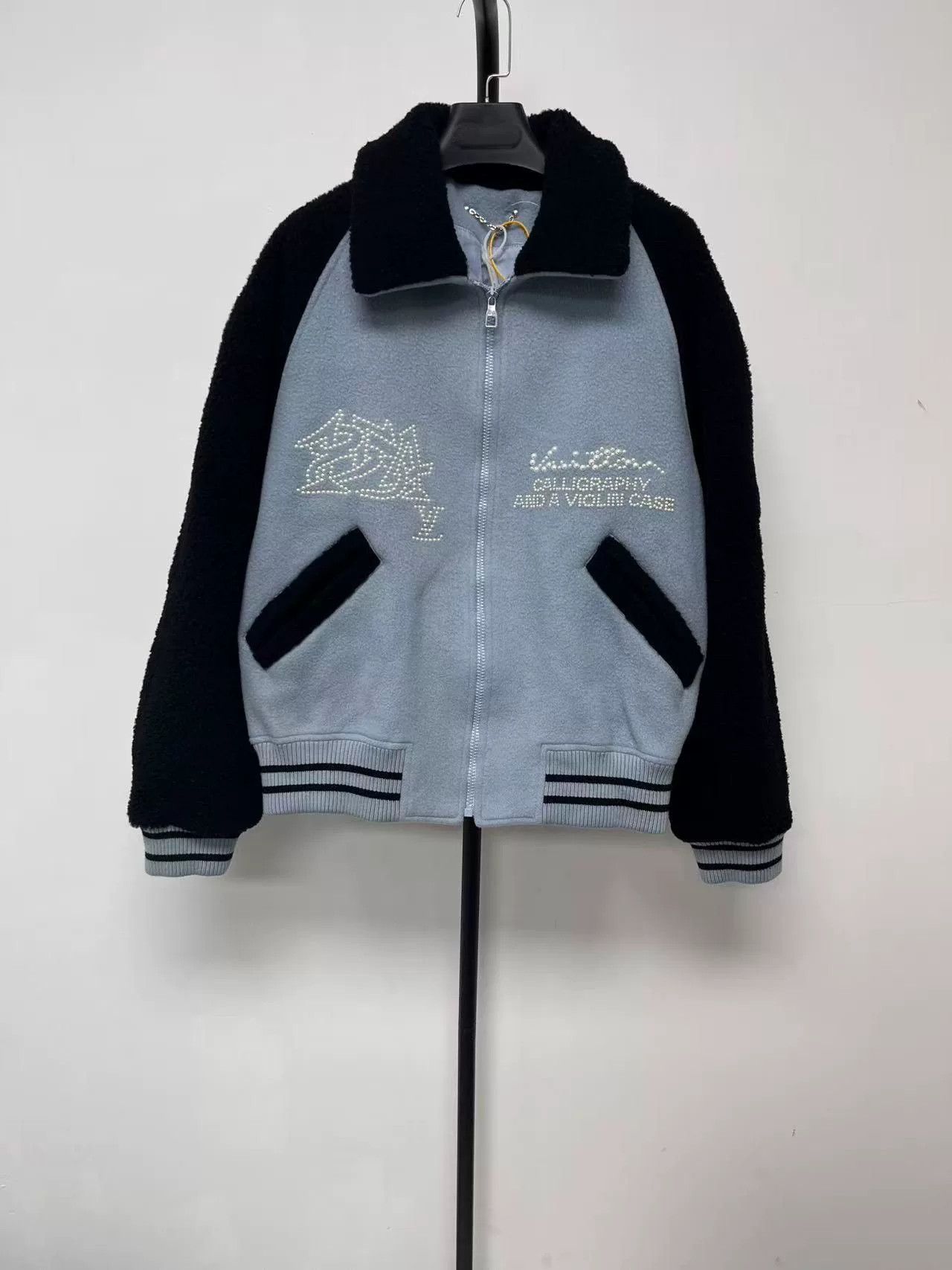 Louis Vuitton Louis Vuitton Blue Baseball Jacket for Men Size US M / EU 48-50 / 2 - 1 Thumbnail