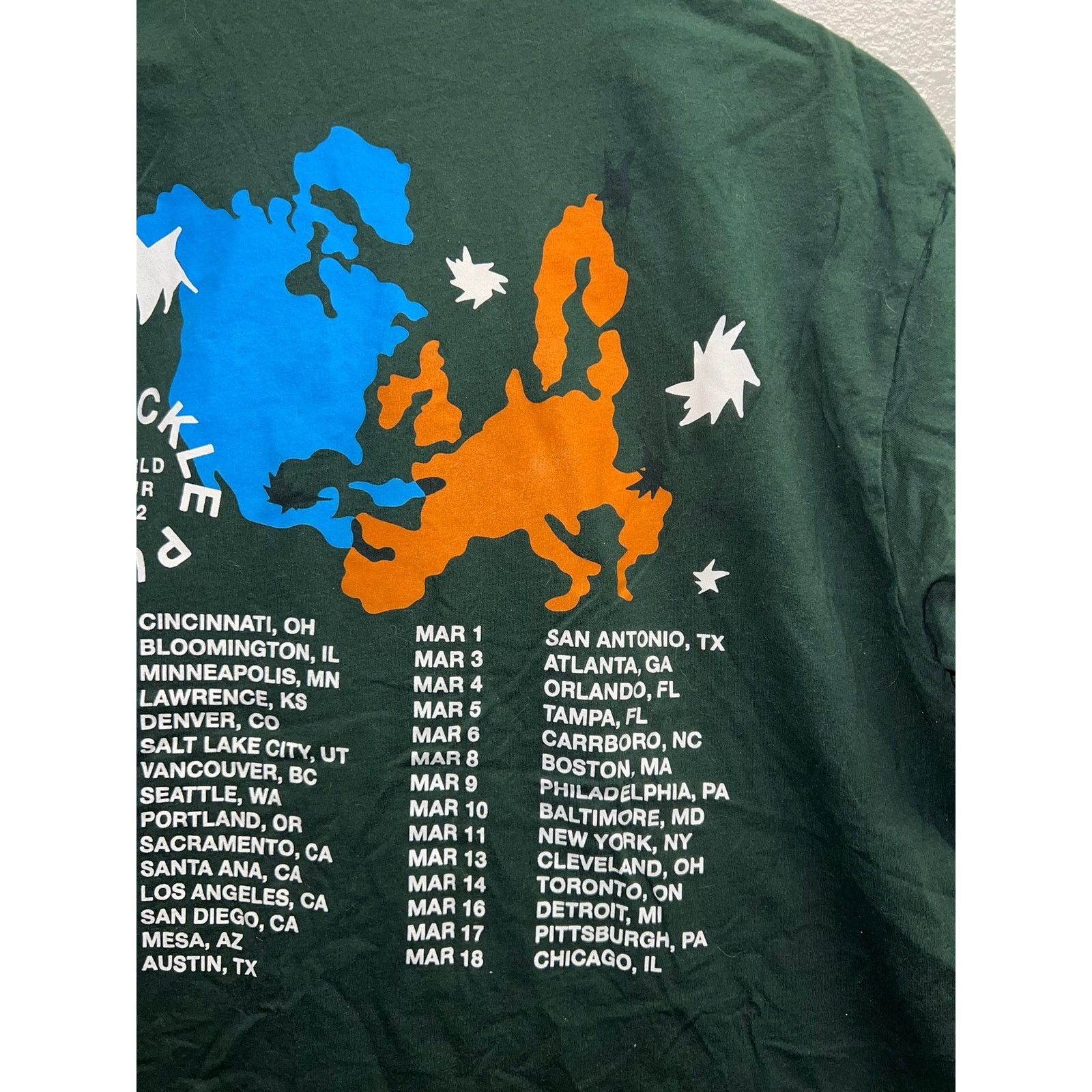 Next Level Apparel Knuckle Pucker Shirt World Tour 2022 '22 Concert Tee Band XL Size US XL / EU 56 / 4 - 8 Thumbnail