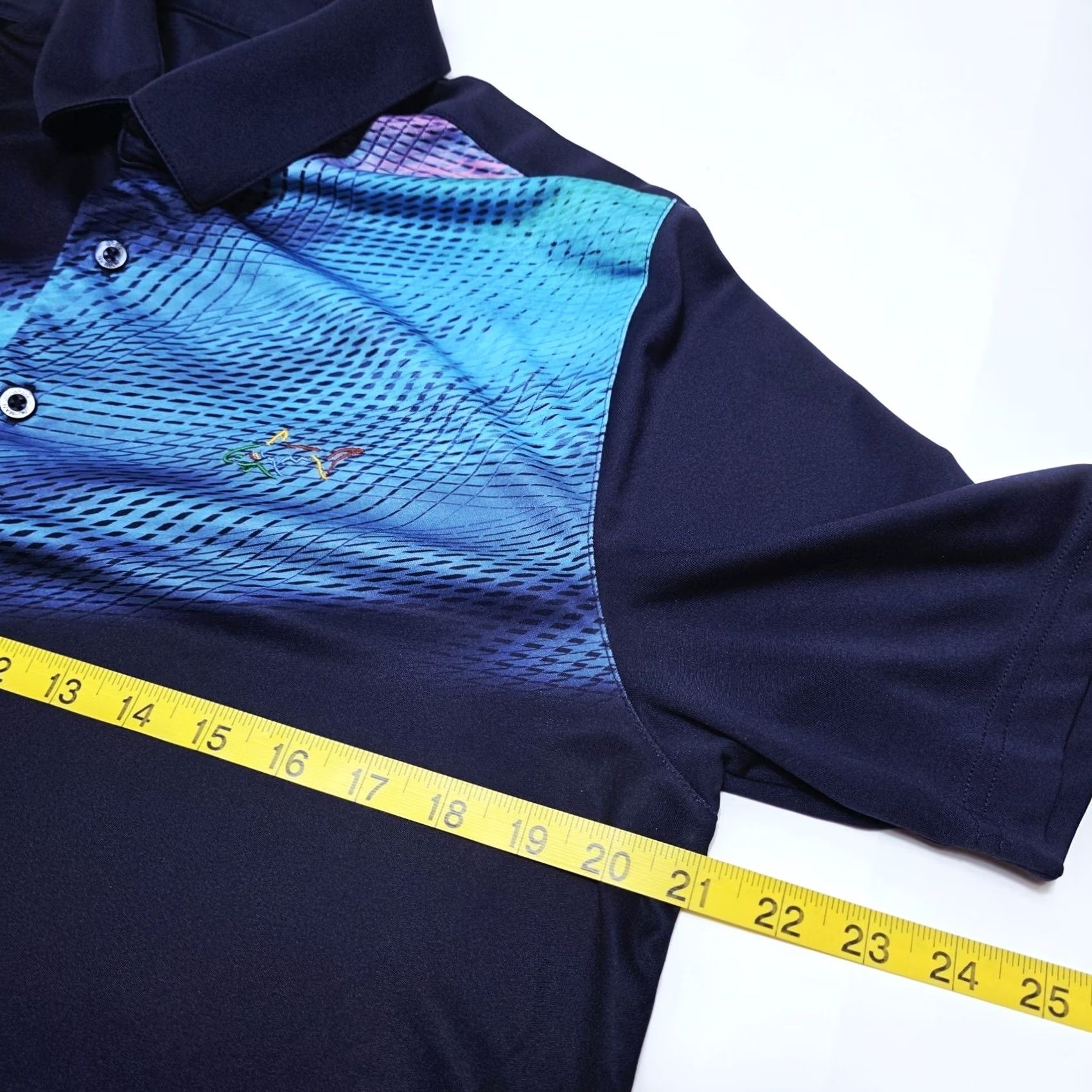 Vintage Greg Norman Blue Golf Casual Polo PlayDry Polyester Short Sleeve Men’s Medium Size US M / EU 48-50 / 2 - 4 Thumbnail