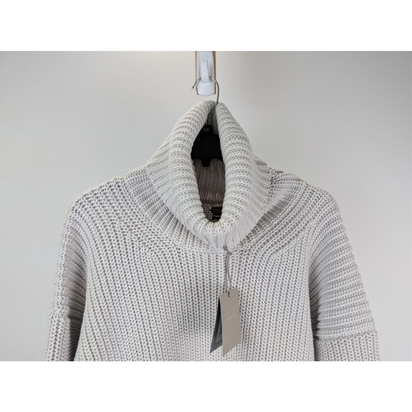 Tom Ford o1rshd1 Men's Ribbed Knit Sweater Sweatshirt in Grey Size US M / EU 48-50 / 2 - 3 Thumbnail
