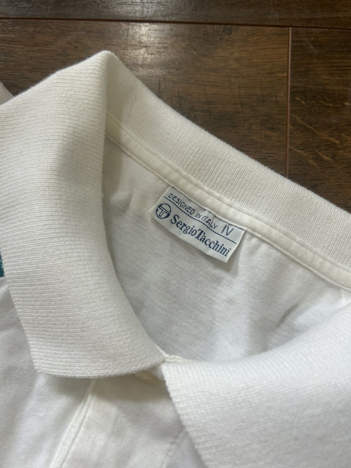 Sergio Tacchini Vintage 90s Sergio Tacchino short sleeve graphic polo shirt Size US M / EU 48-50 / 2 - 3 Thumbnail