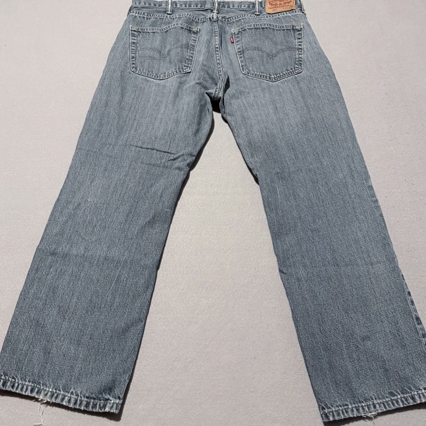 Levi's Levi's 559 Jeans Men's Mid Blue Denim Straight Zip Fly - 38X32 Regular Entitled City Jeans Size US 38 / EU 54 - 2 Thumbnail