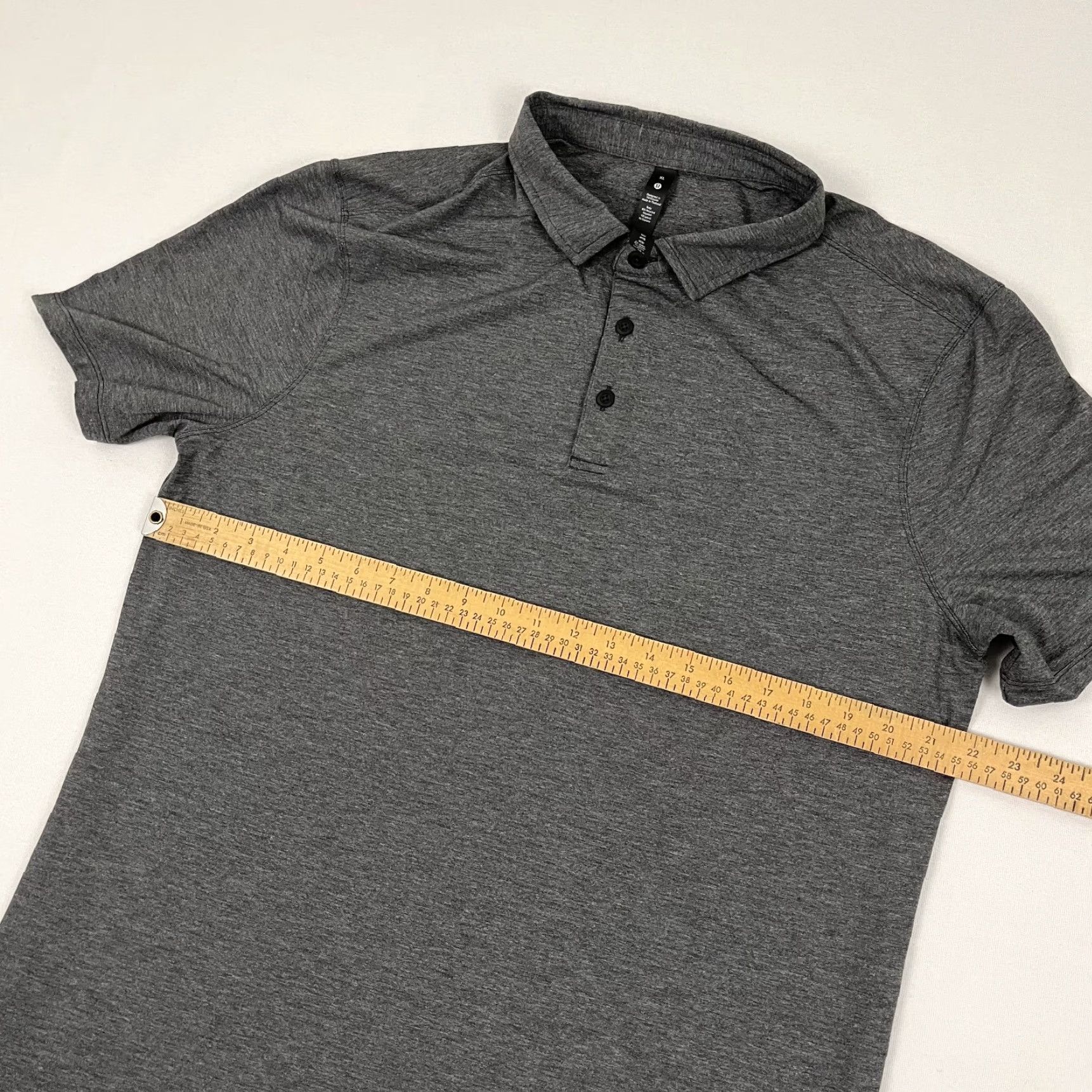 Lululemon Lululemon Evolution Polo Shirt Mens XL Dark Gray Active Golf Preppy Work LM3EN3S Polo Men XL Gray Size US XL / EU 56 / 4 - 7 Thumbnail