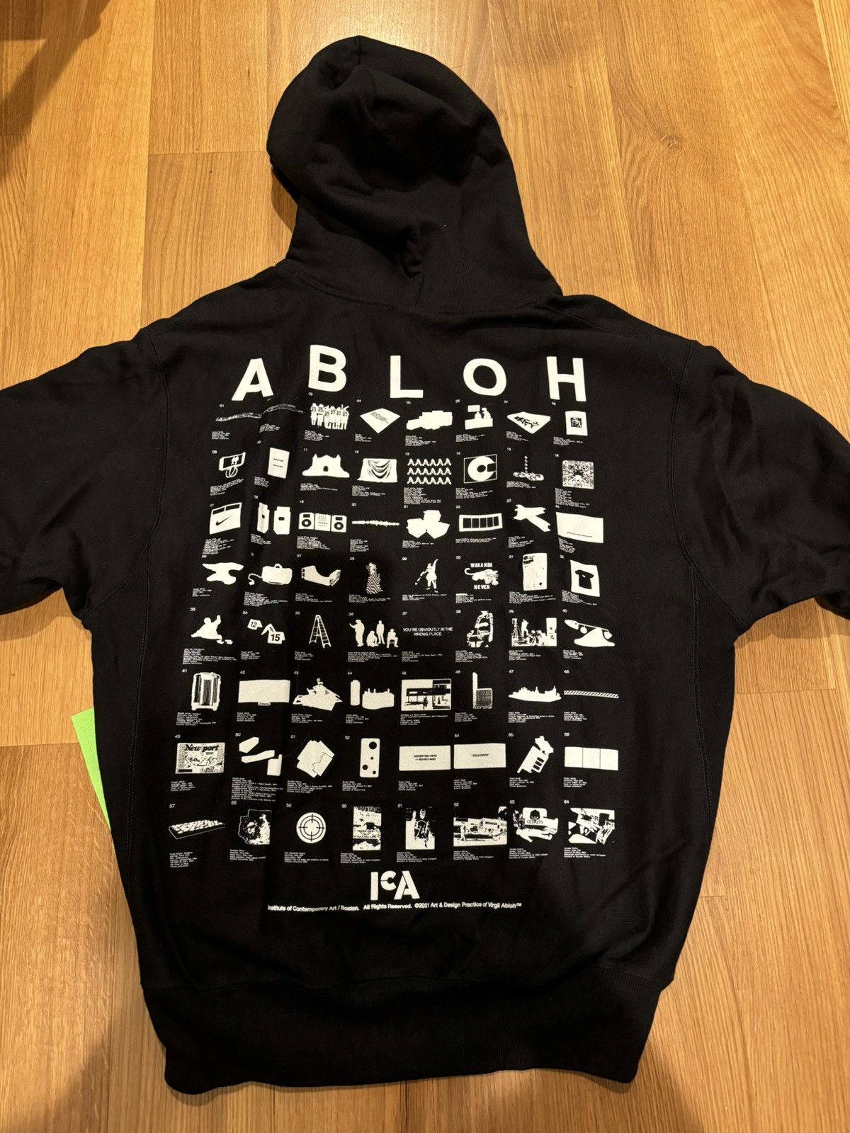 Off-White × Virgil Abloh Virgil Abloh ICA Museum Hoodie Size US L / EU 52-54 / 3 - 4 Thumbnail