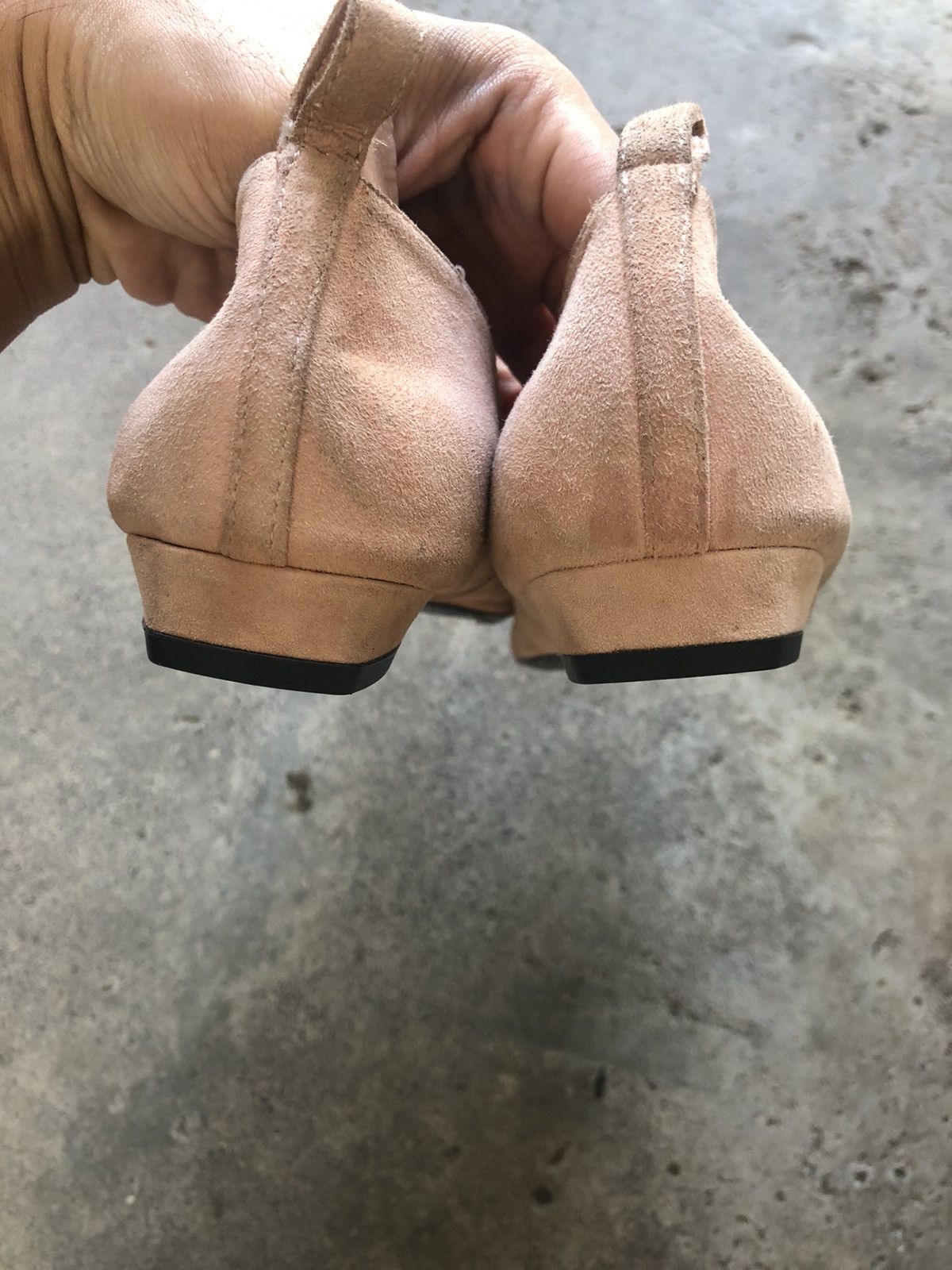 The Row The Row - Lady D Pale Flamingo Suede Ballerina Flat Size US 8 / IT 38 - 11 Thumbnail