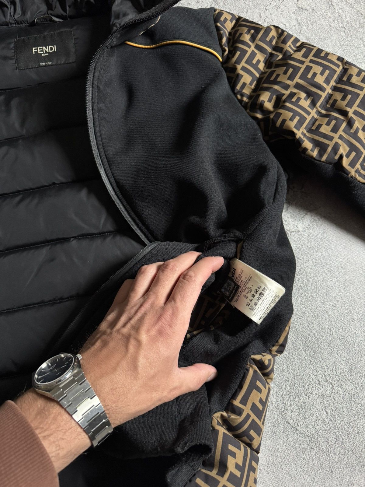 Fendi Fendi FF Zucca Monogram Hooded Down Puffer Jacket Mens IT 50 Size US M / EU 48-50 / 2 - 8 Thumbnail