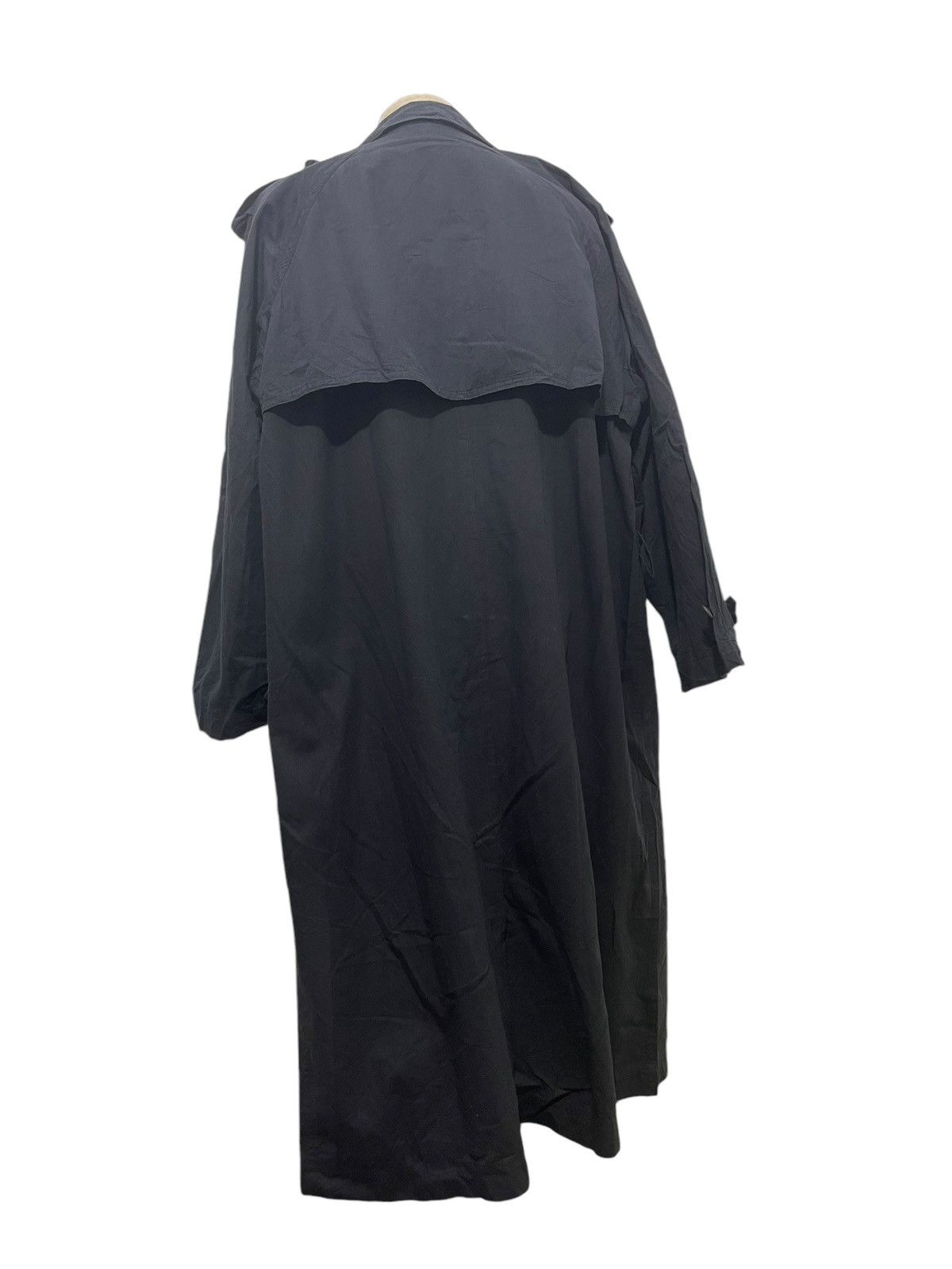 Comme des Garcons Archive 90s CDGH Trench Coat Black Cotton Wool lining 6🟩1 Size US M / EU 48-50 / 2 - 3 Thumbnail